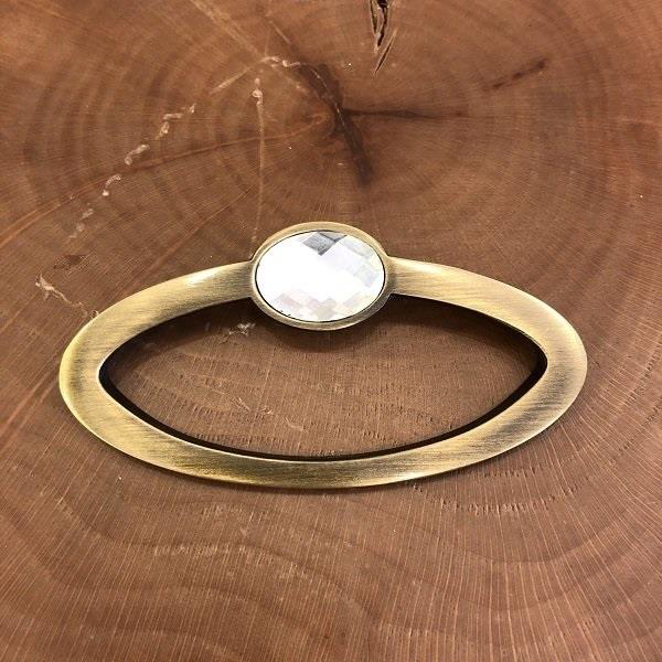 Nobel Javel Taşlı Kulp 64mm Altın