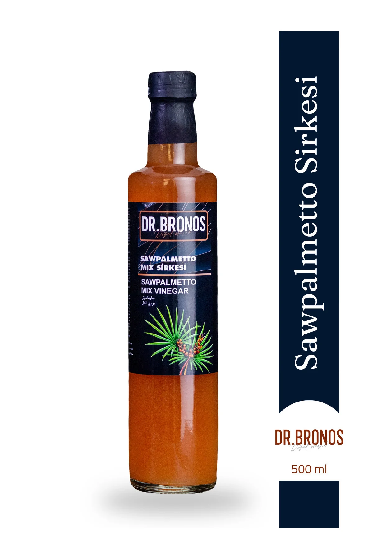 Sawpalmetto Sirkesi 500 ml (DOĞAL FERMANTASYON) Sawpalmetto Sirkesi 500 ml (DOĞAL FERMANTASYON)