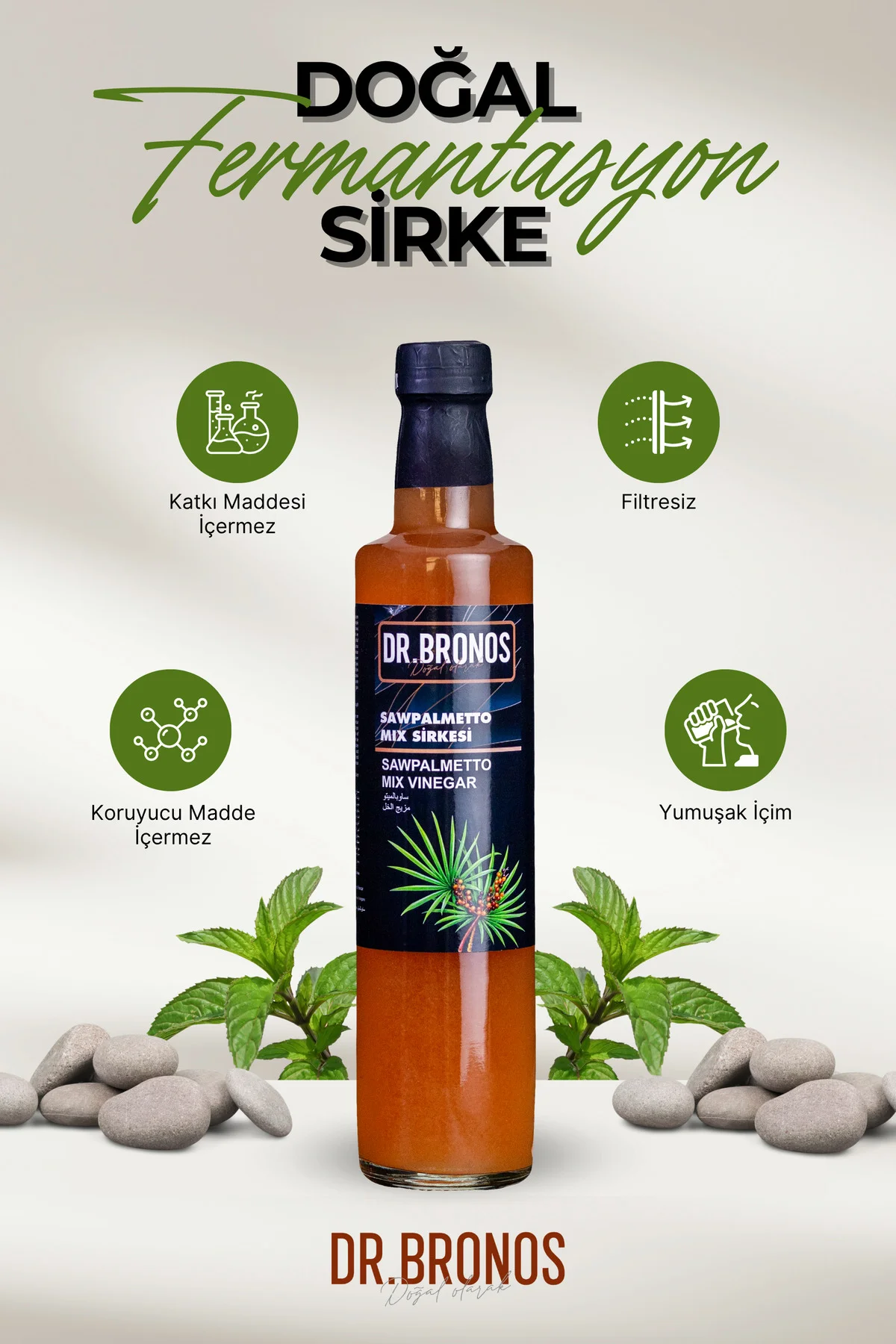 Sawpalmetto Sirkesi 500 ml (DOĞAL FERMANTASYON) Sawpalmetto Sirkesi 500 ml (DOĞAL FERMANTASYON)