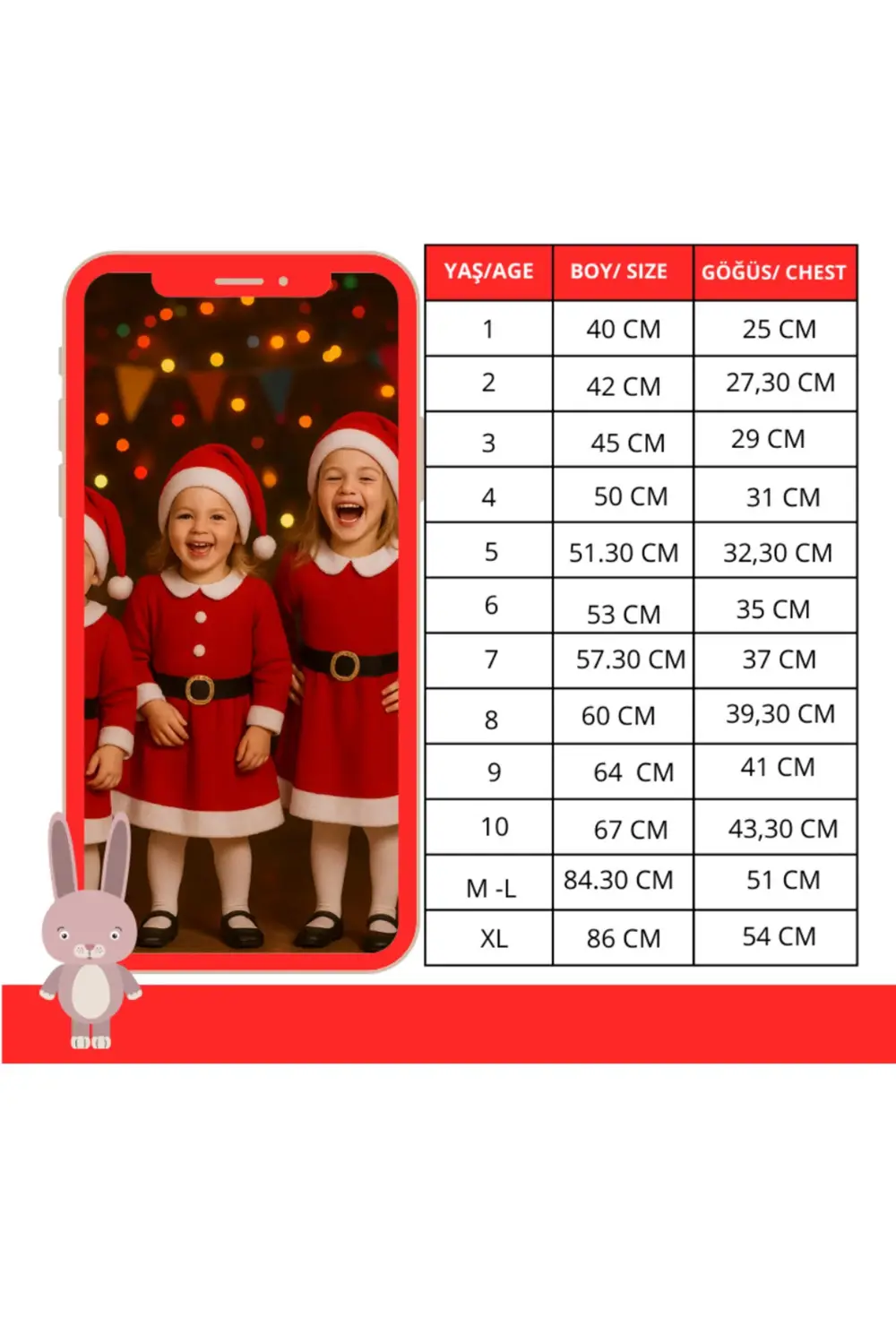 Esmanin Dolabı Noel Anne Kostümü