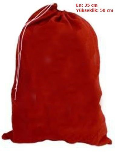 Kostüm Sarayı Noel Baba Hediye Çuvalı Mini Boy (35X50 Cm)