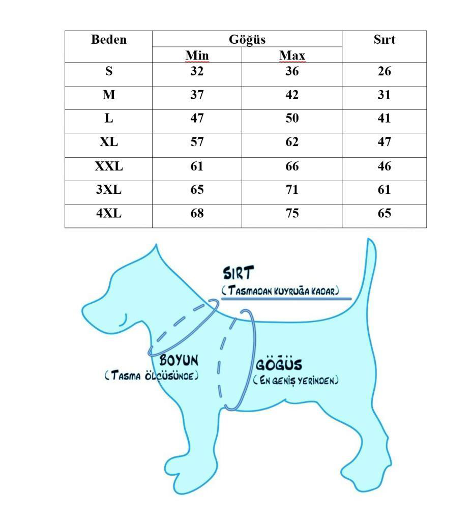 Max Design Noel Baba Kostüm Orta İrk Köpeklere Uygun Polar Göğüs61-66Cm Sirt