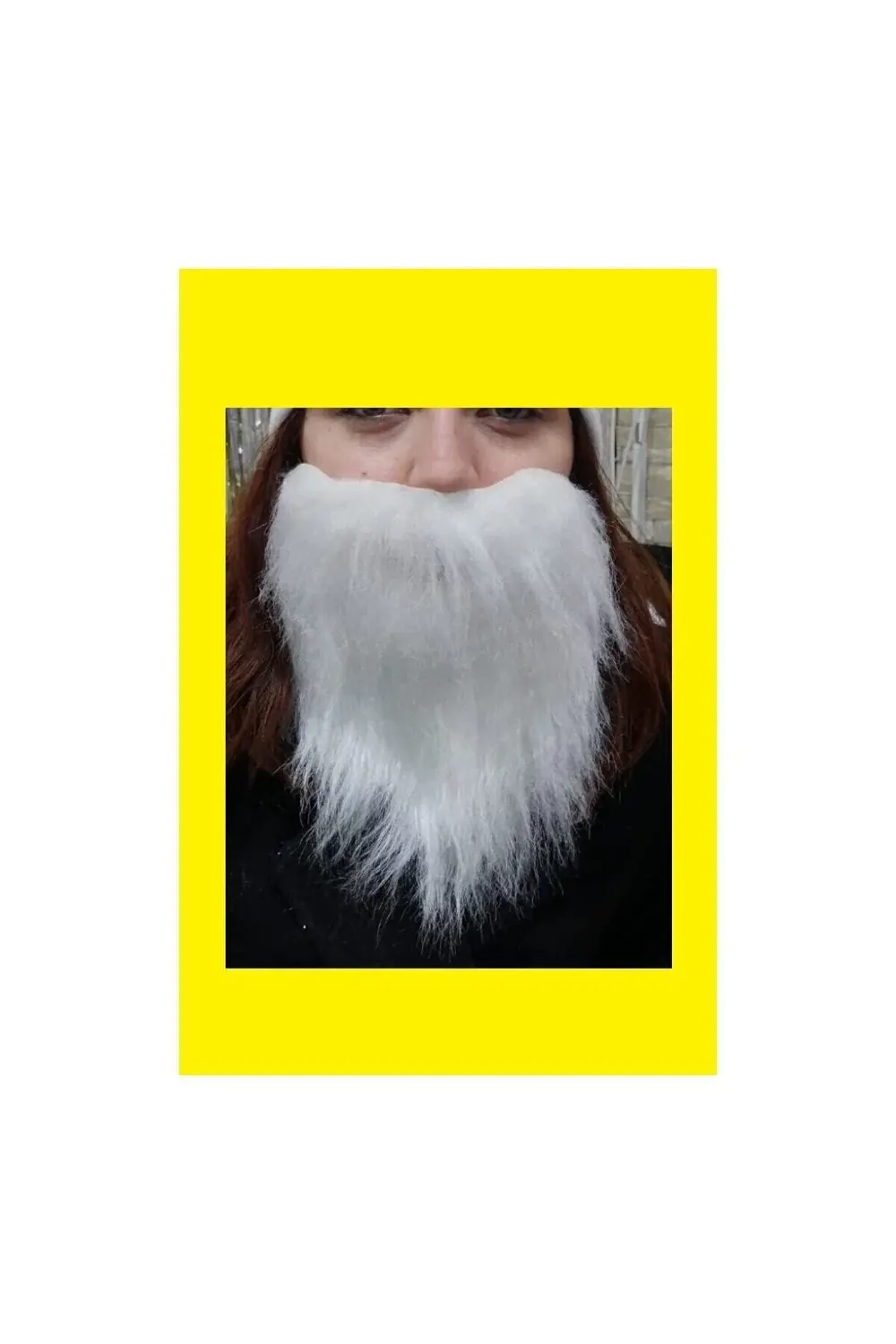 Parti Kırtasiye Noel Baba Sakalı - Yılbaşı Sakalı - Noel Baba Takma Sakal - Yetiş