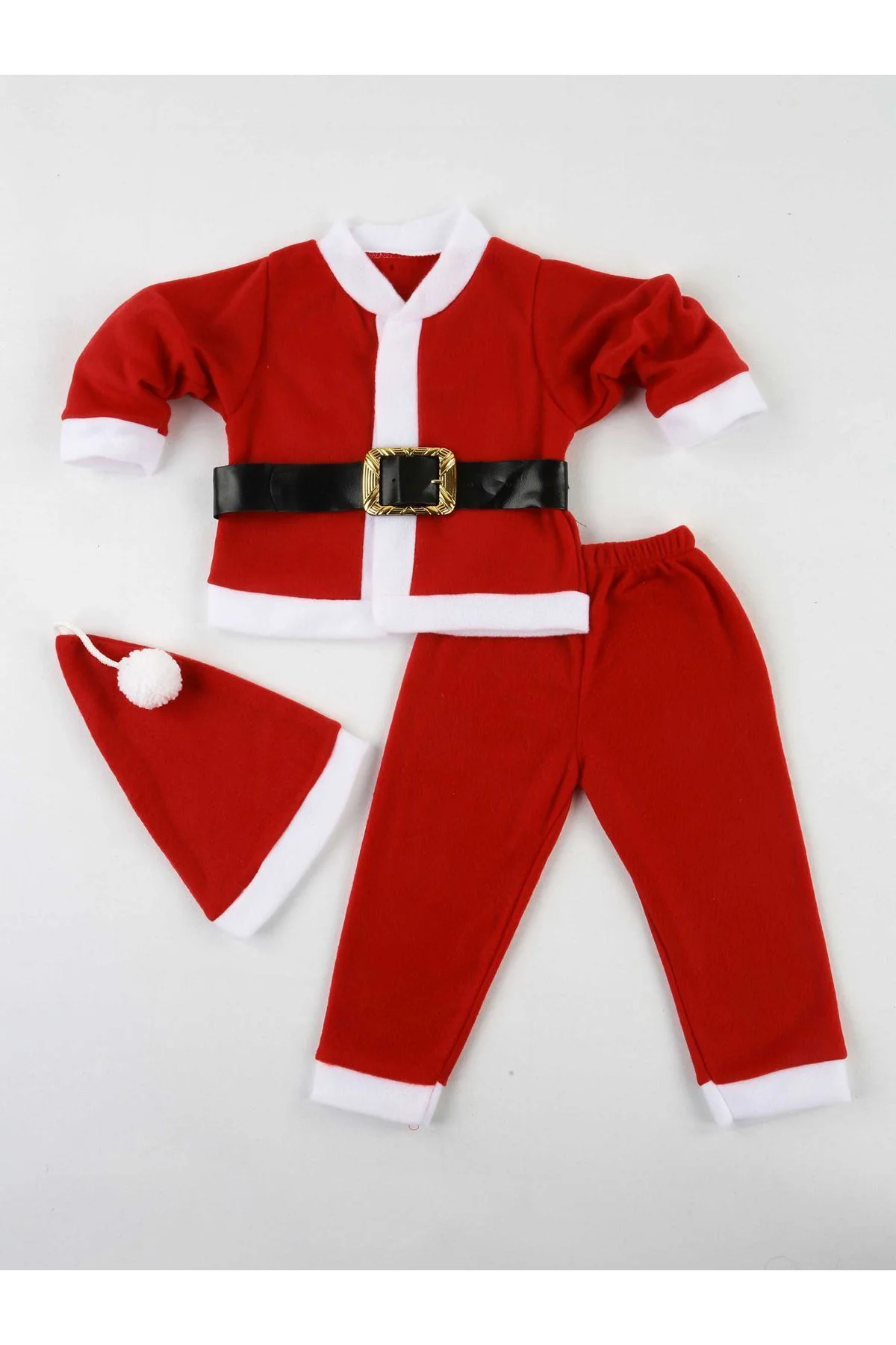 Noel Baba Sakallı Çocuk Kostümü