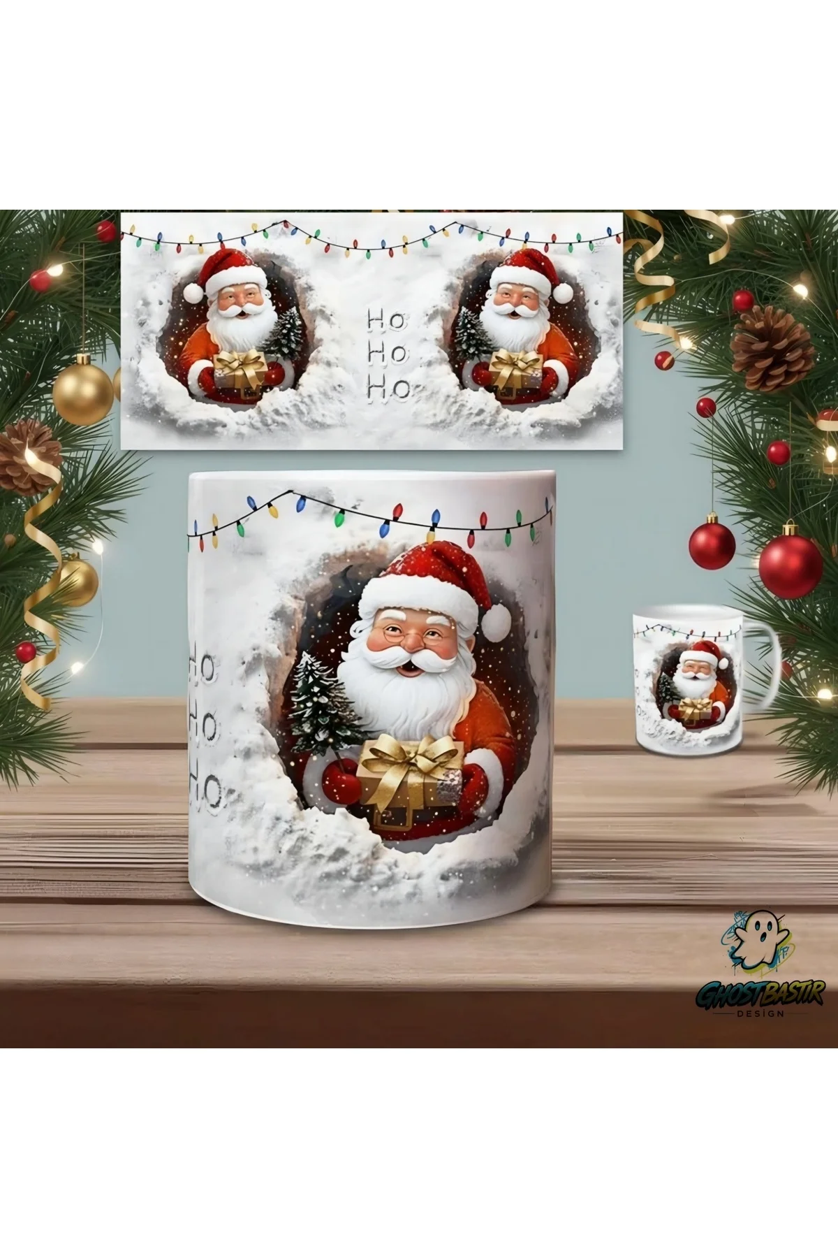 Noel Babalı | Yılbaşı Kupa Bardak | Tek Adet K0631