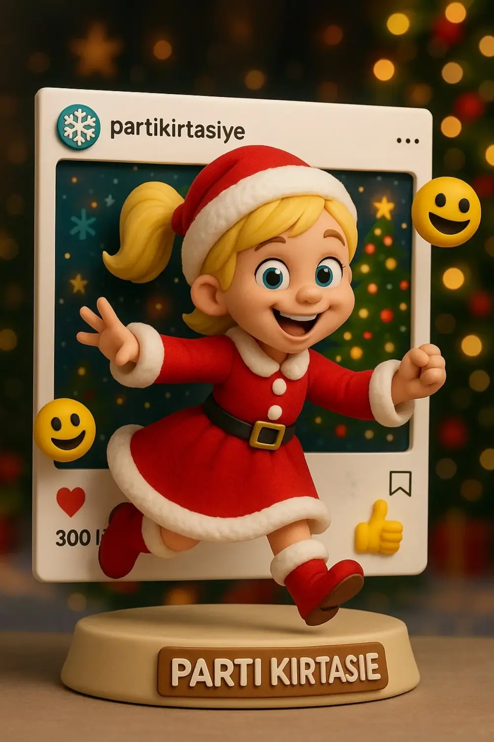 Kostümce Noel Cuvalı - Noel Baba Cuvalı -Christmas Cuvalı - Kırmızı Cuval