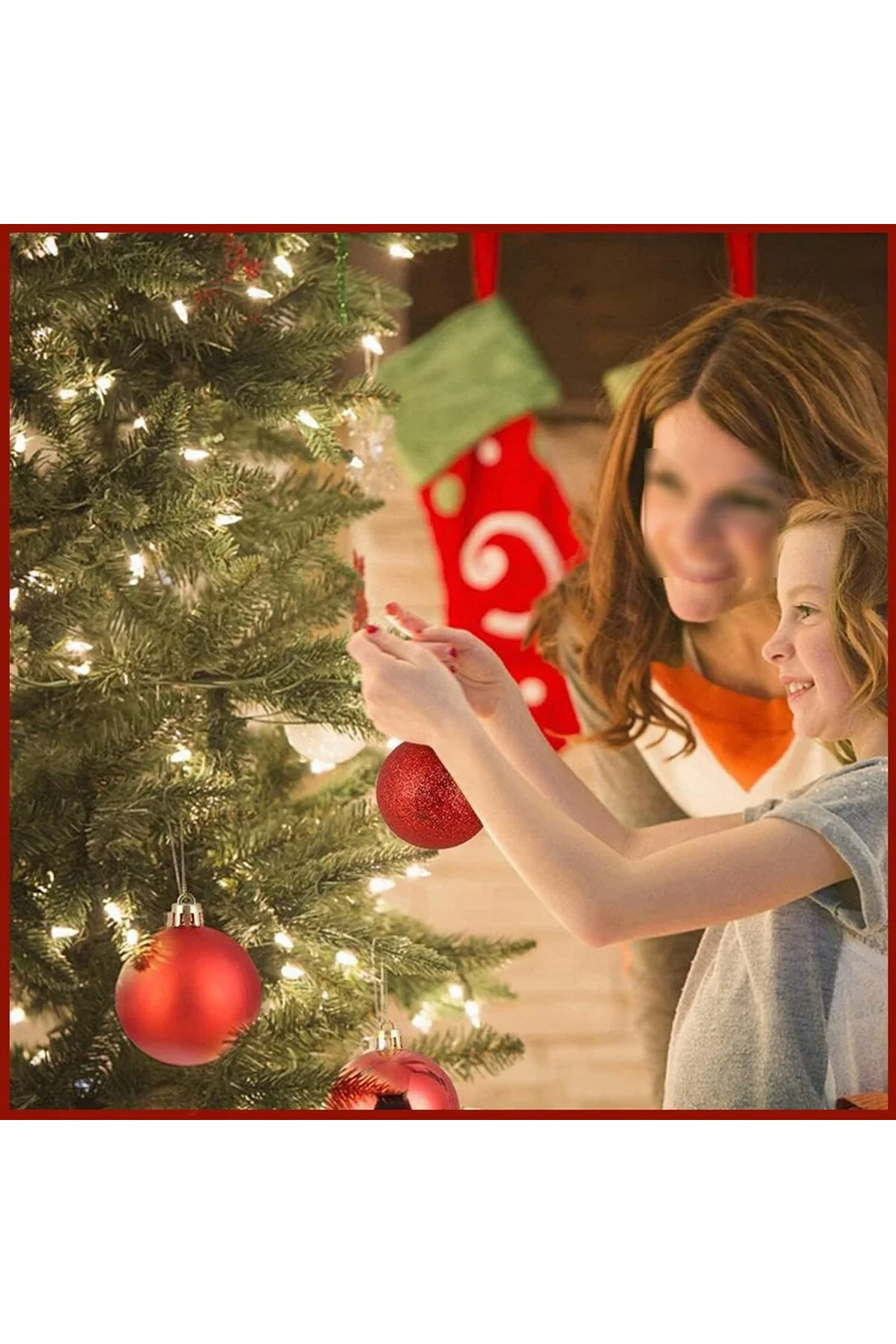 Noel küreleri Noel küreleri Noel küreleri ağaç süsü 48 adet plast Noel küreleri Noel küreleri Noel küreleri ağaç süsü 48 adet plast