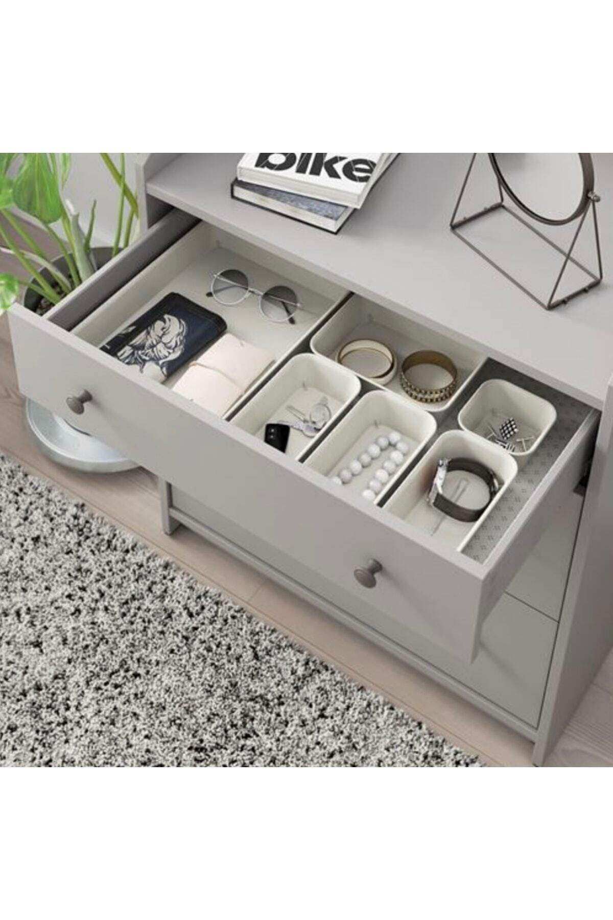 İkea Nojig 10X20x5 Cm Kutu Bej 704.574.87