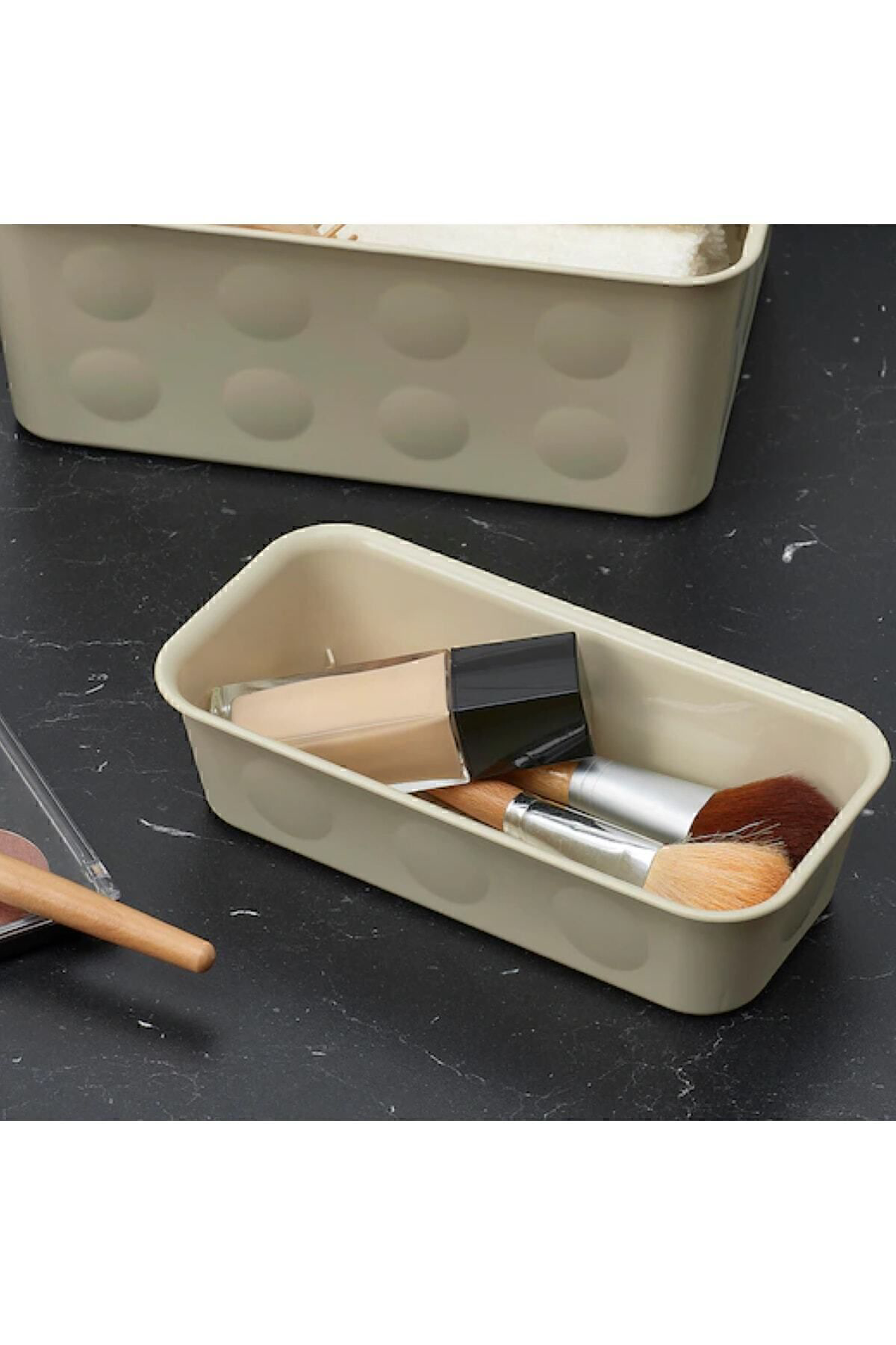 İkea Nojıg Bej 10X20x5 Cm Kutu Organızer Düzenleyici Masaüstü Çekmece 