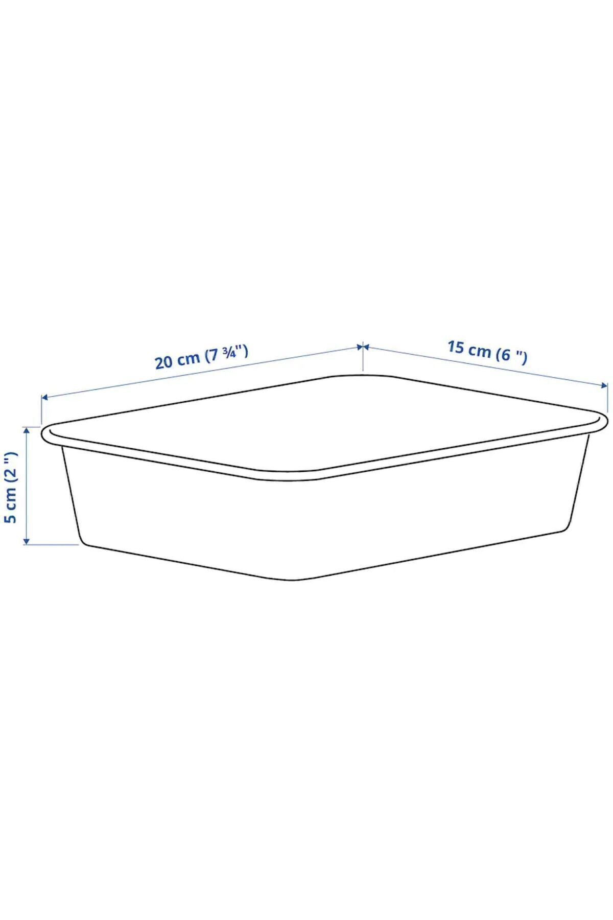 İkea Nojıg Bej 15X20x5 Cm Kutu Organızer Düzenleyici Masaüstü Çekmece 