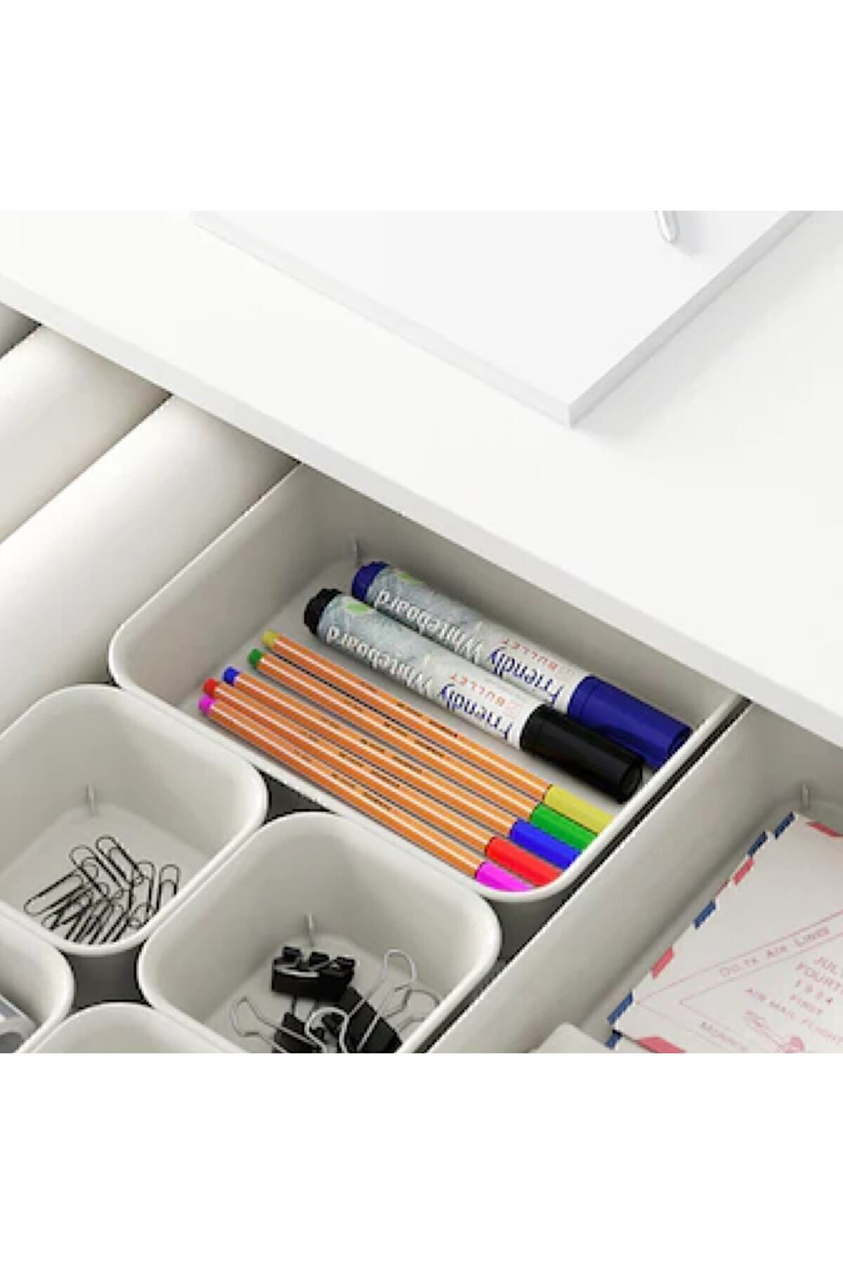 İkea Nojıg Bej 15X20x5 Cm Kutu Organızer Düzenleyici Masaüstü Çekmece 