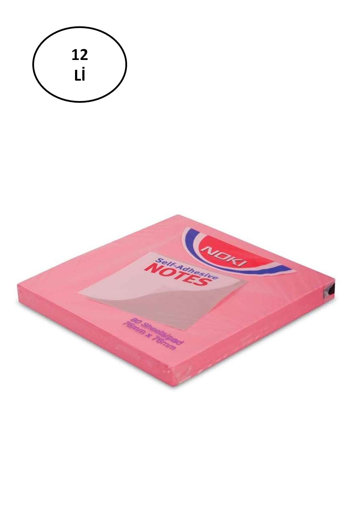 Noki Memo 75x75 Yapışkanlı Not Kağıdı Açık Pembe 12166 Noki Memo 75x75 Yapışkanlı Not Kağıdı Açık Pembe 12166