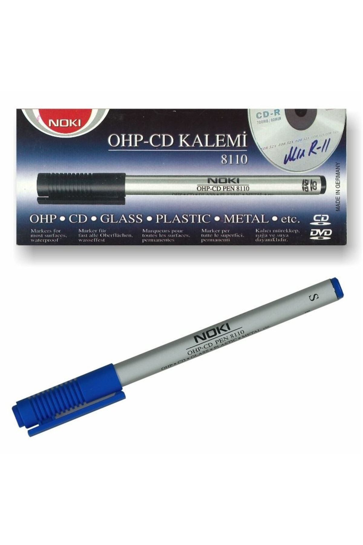 Noki  S Mavi Asetat Kalemi 8110 10 Lu Kutu