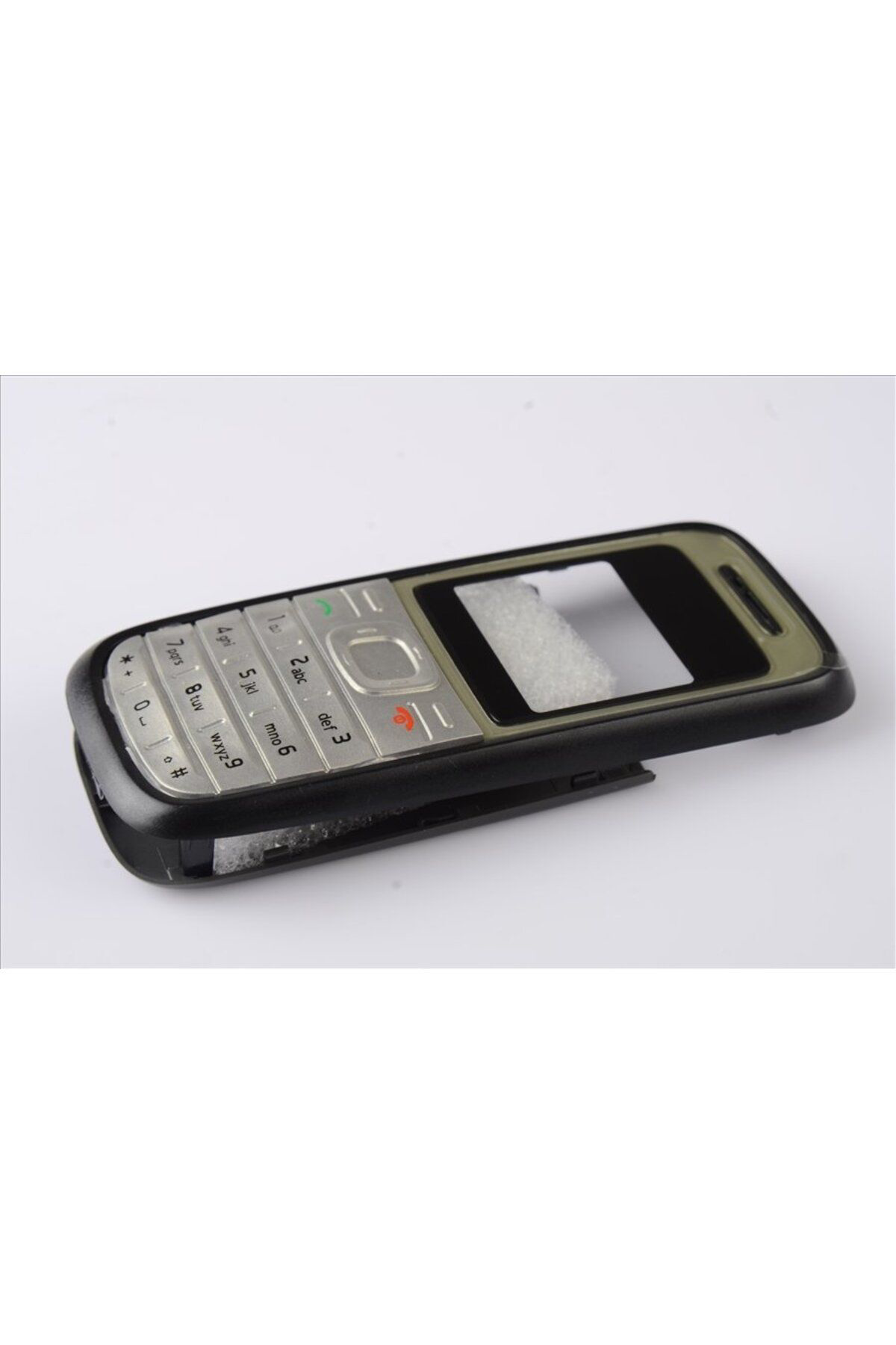 Nokia 1200 Ile Uyumlu B Kalite Kapak Siyah