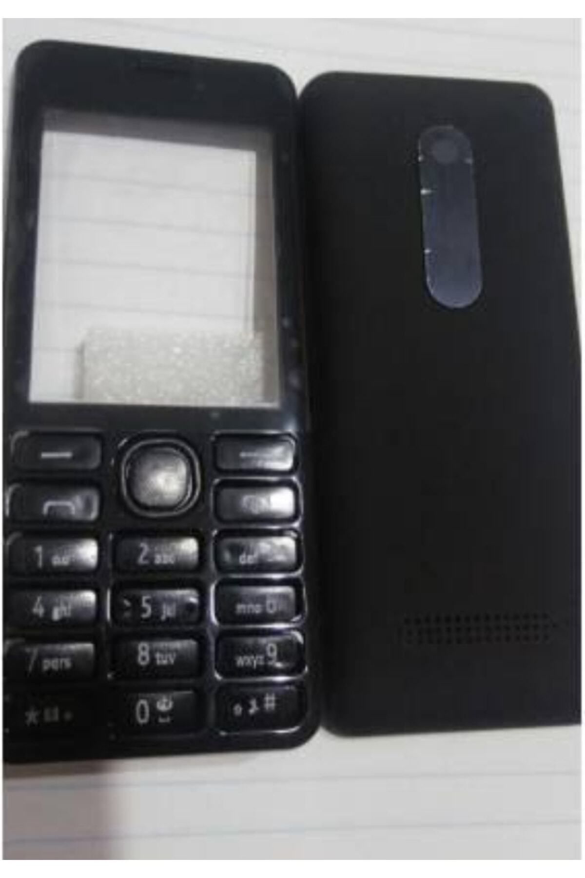 Blackdemss Nokia 206 Orjinal %100 Uyumlu Komple Kasa Kapak Tuş Takımları