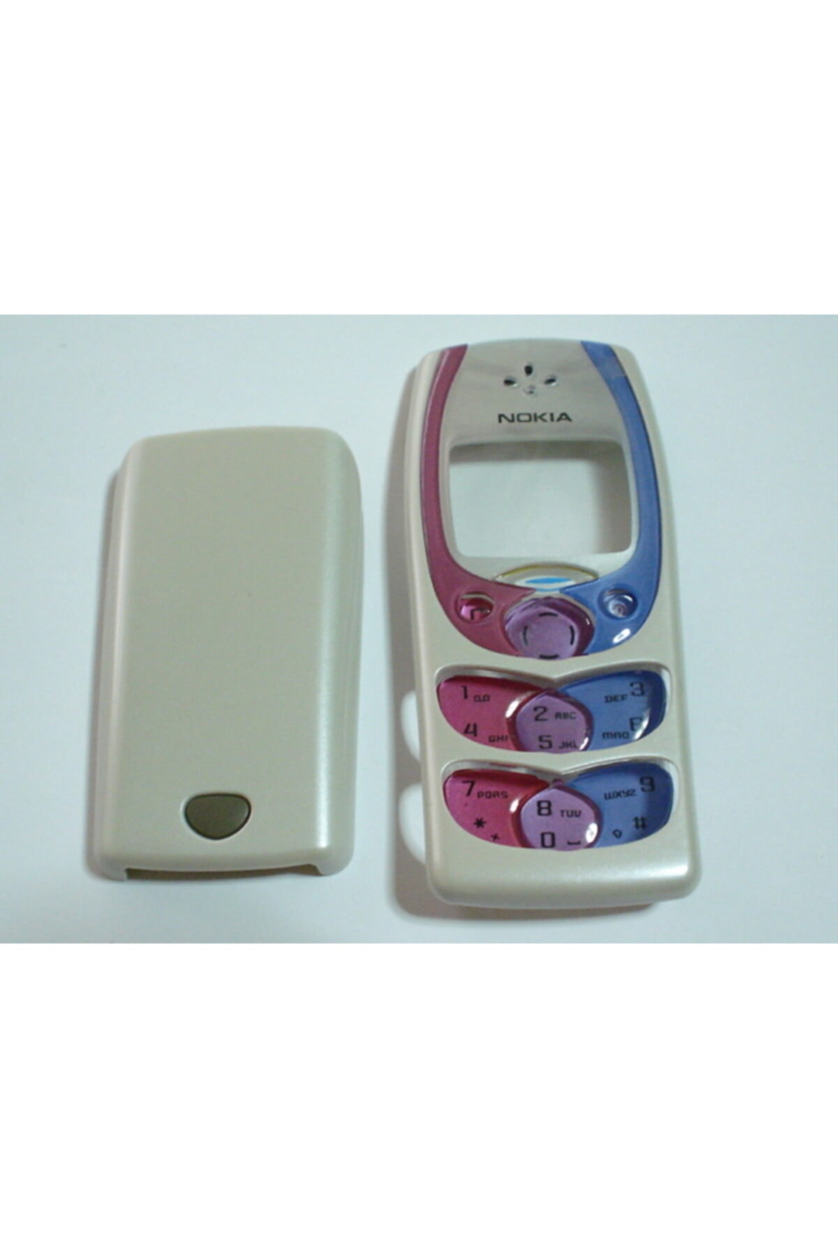 Nostaljikcep Nokia 2300 Kapak Ve Tuş Takımı,Krem Renk