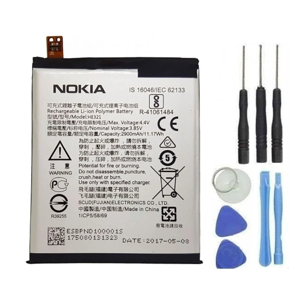 Nokia 5 Pil Batarya ve Tamir Seti He321 Nokia 5 Pil Batarya ve Tamir Seti He321 Fiyatı, Yorumları ve Özellikleri