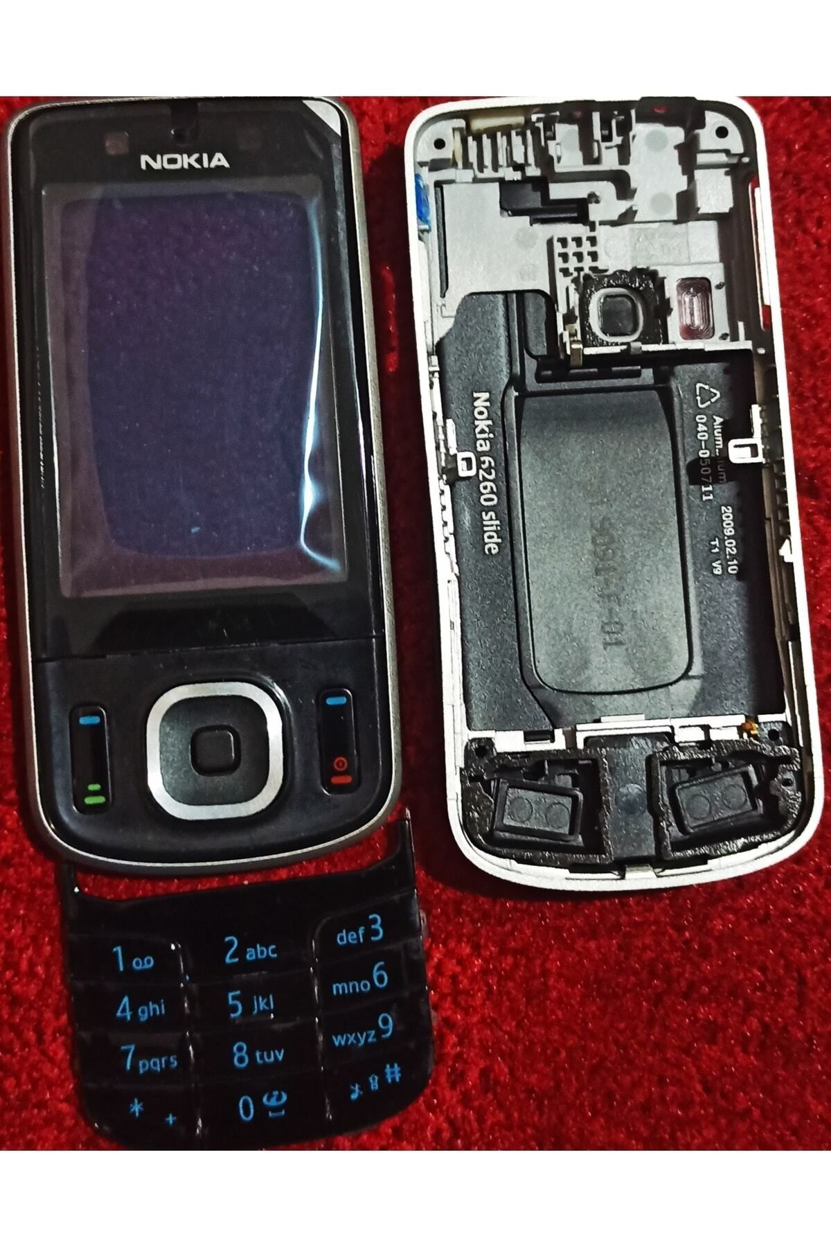 Nokia 6260s %100 Orjinal Sıfır Kapak+orta Kasa+tuşlar+arka Kapak