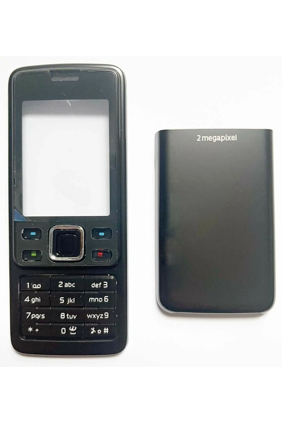 Nokia 6300 Kapak Tuş Takımı Siyah
