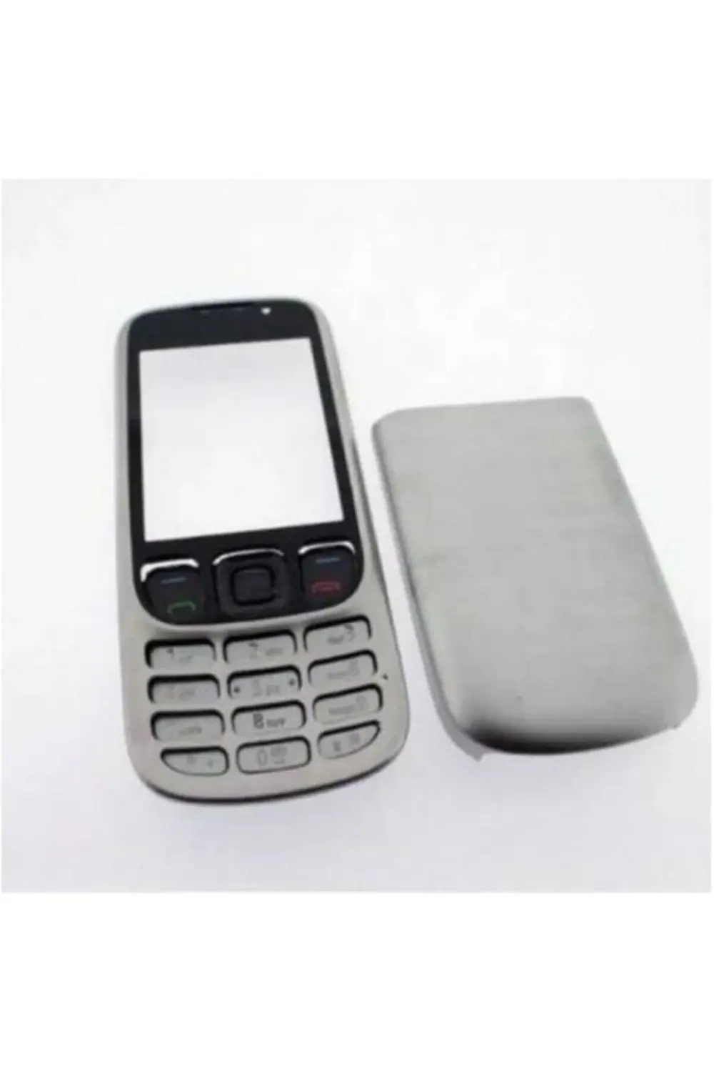 Nokia 6303 Kapak Ve Tuş Takımı,gri