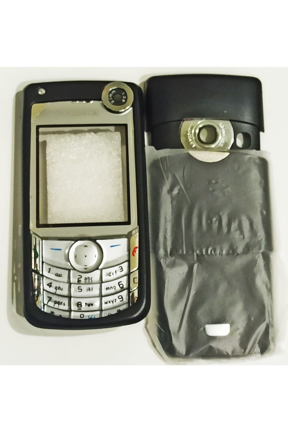 Nokia 6680 Orjinal Komple Kapak Tuş Takımı Full Set Nokia 6680 Orjinal Komple Kapak Tuş Takımı Full Set