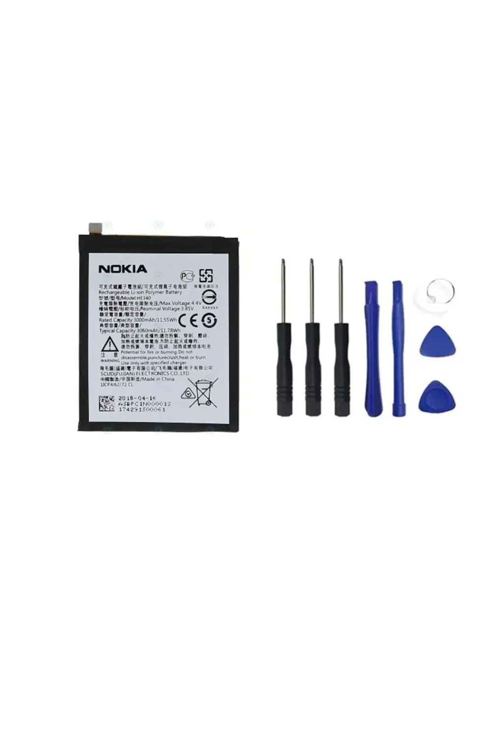 Nokia 7 Batarya Pil ve Tamir Seti Ta1041-Ta1100-Ta1097 He340