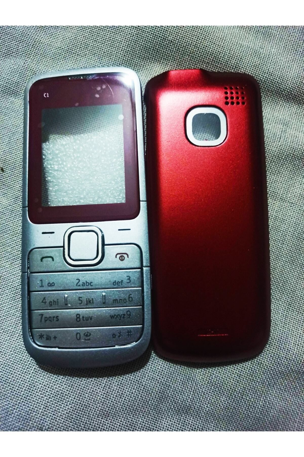 Nokia C1-01 Orjinal Sıfır Kapak Tuş Full Set (ön Kapak, Arka Kapa