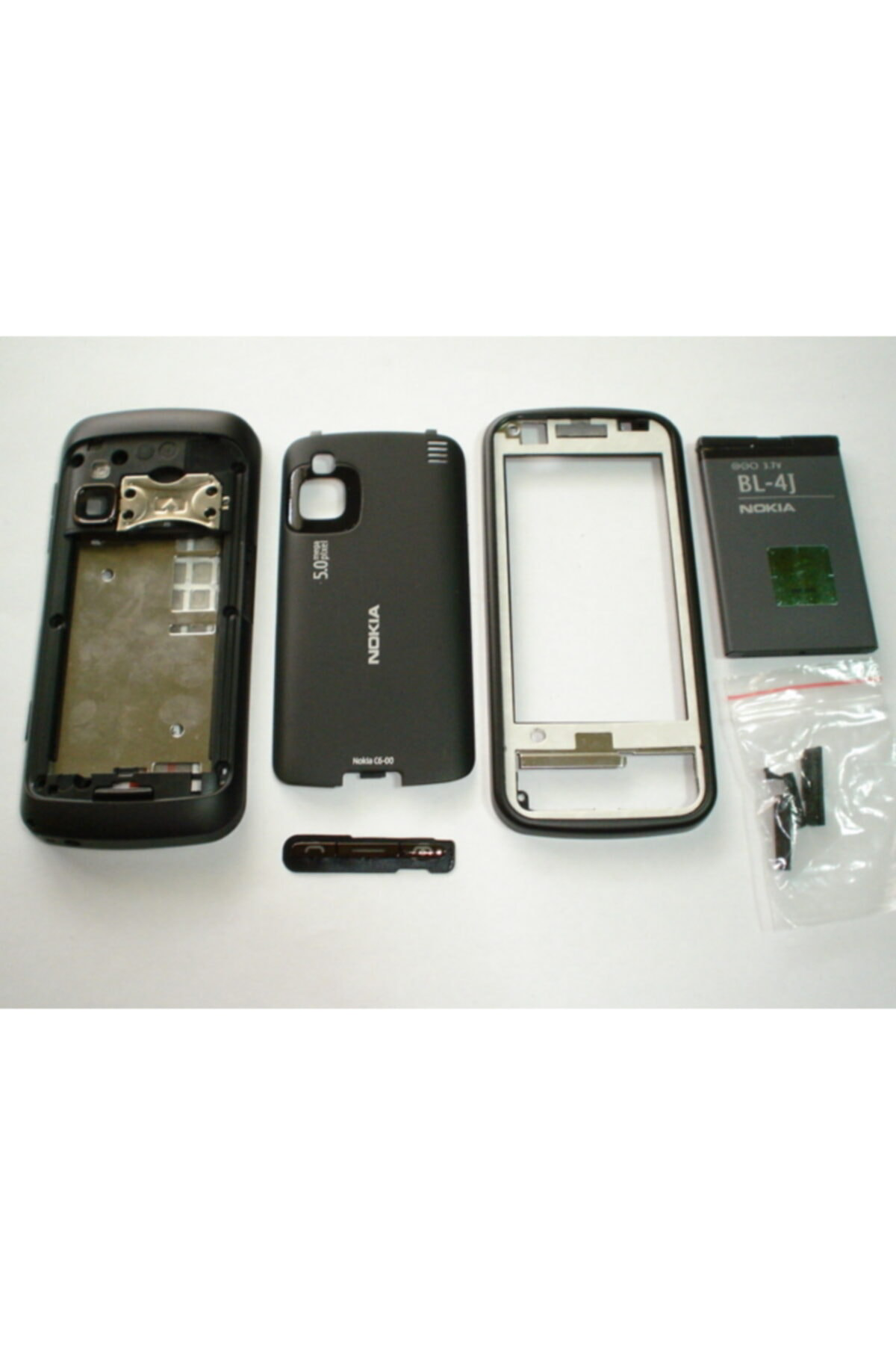 Nostaljik Nokia C6-00 C6 00 Kasa Kapak Tuş Takımı + Bl-4J Batarya