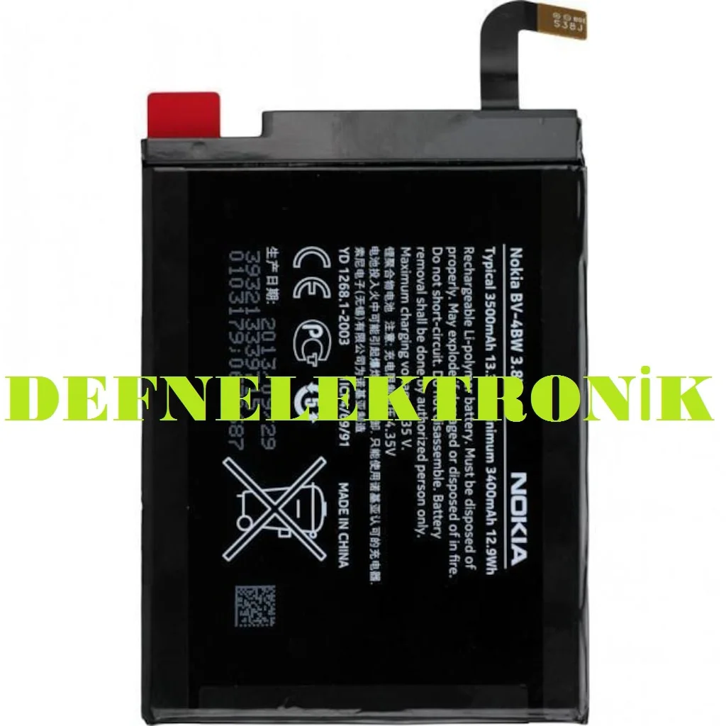 Nokia Lumia 1520 Bv-4Bw Batarya Pil