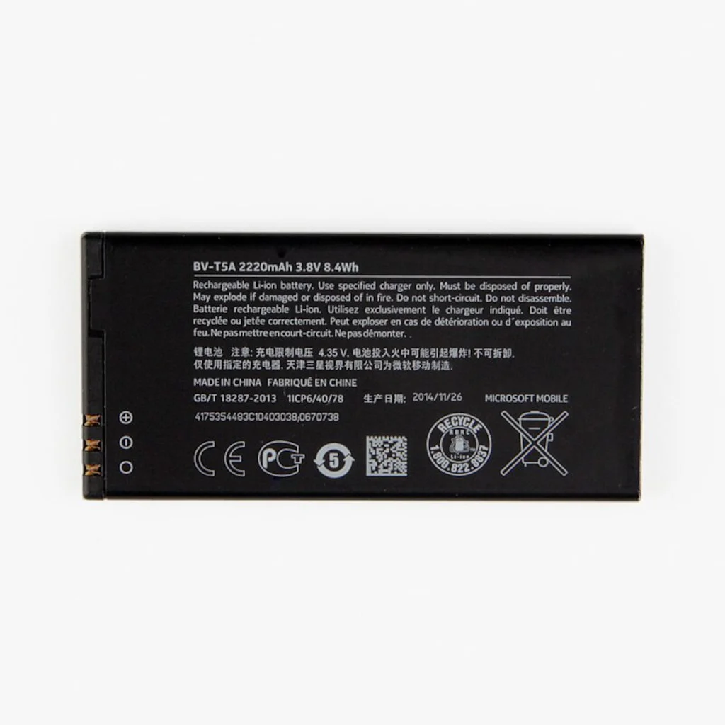 Nokia Lumia 550 Bv-T5A Pil Batarya 2200 Mah Nokia Lumia 550 Bv-T5A Pil Batarya 2200 Mah