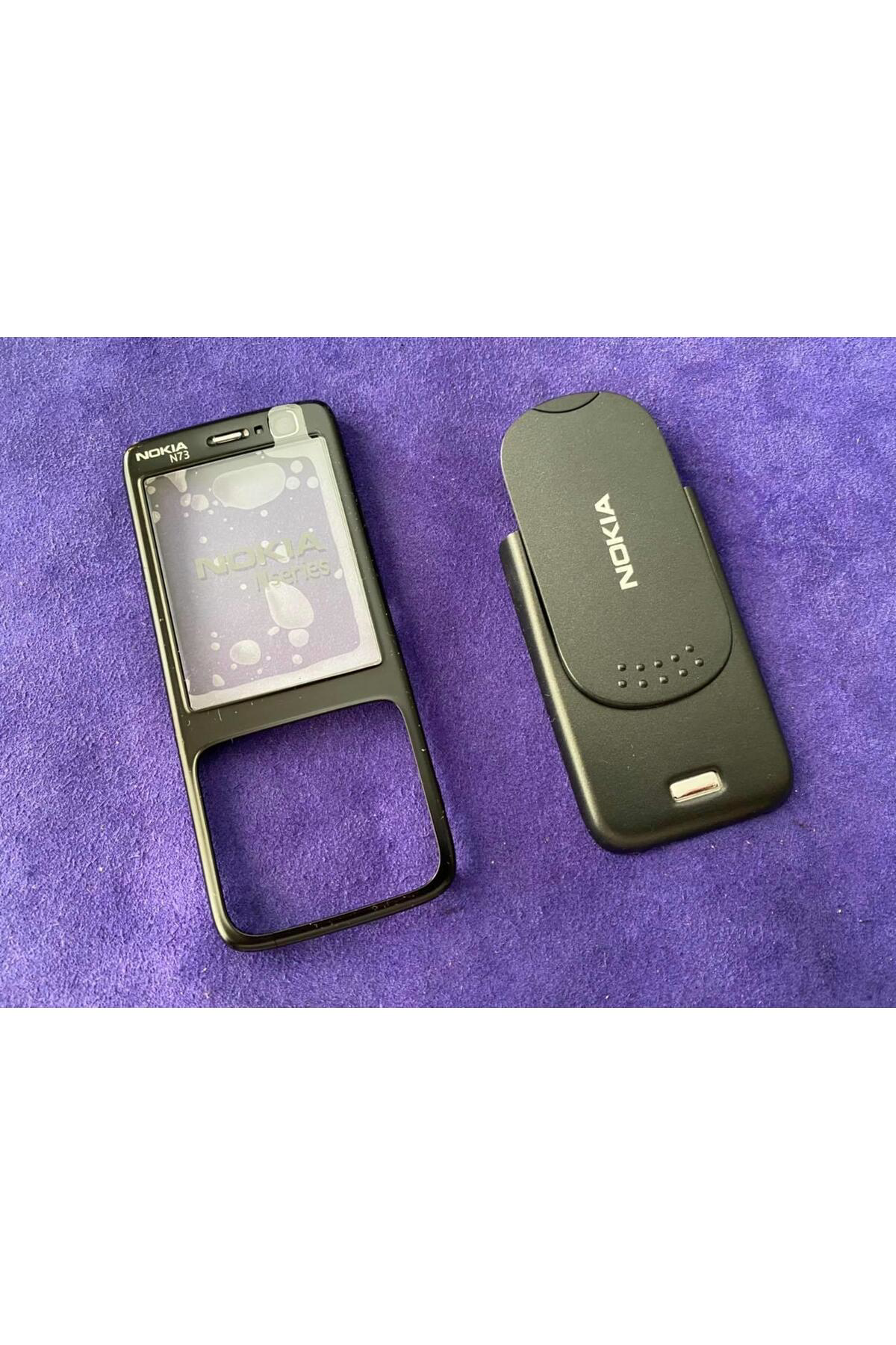 Hasyılmaz Nokia N73 Ön Arka Kapak Siyahtuşsuz) - N73 Kapak