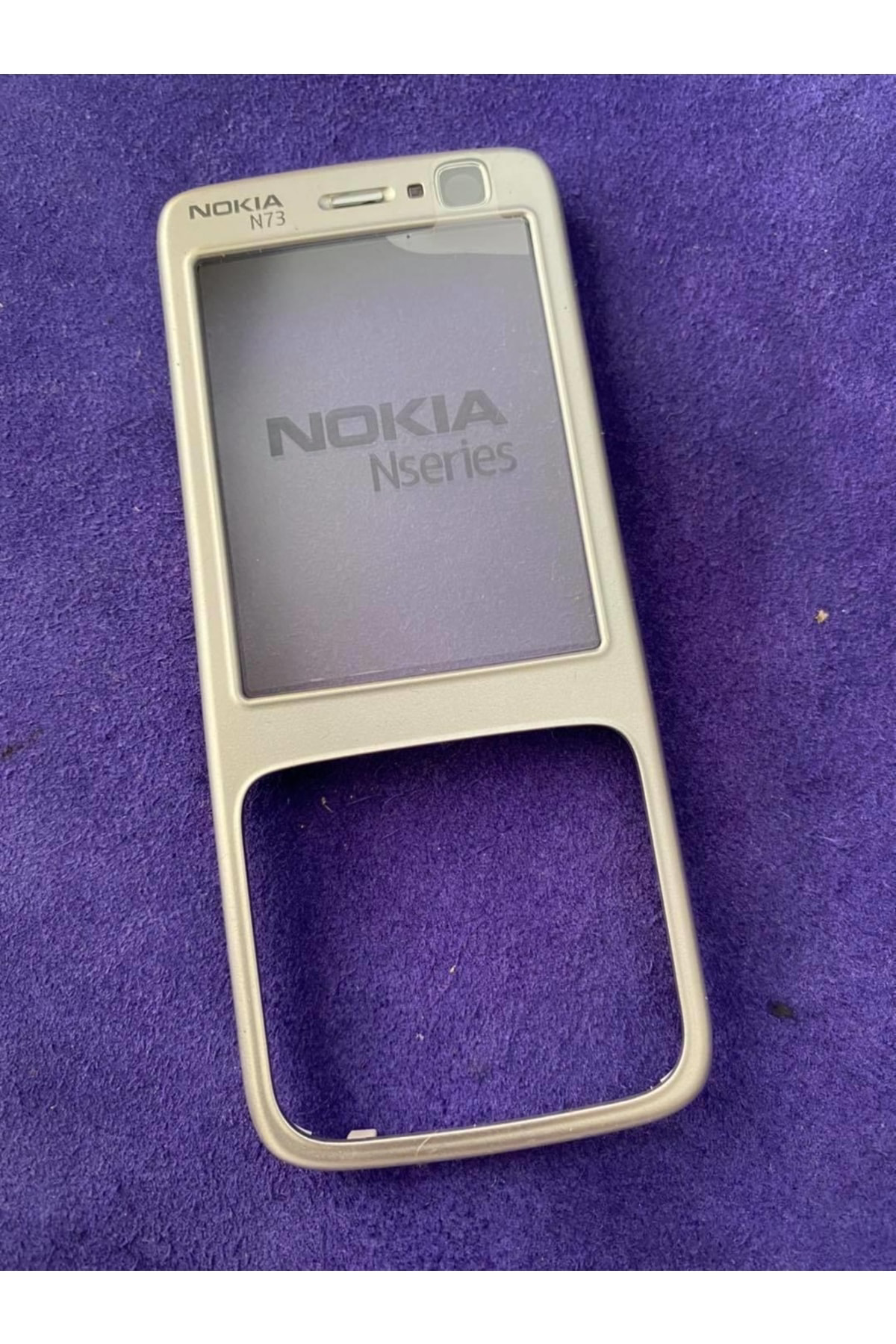Hasyılmaz Nokia N73 Ön Arka Kapak Gri(Tuşsuz) - N73 Kapak
