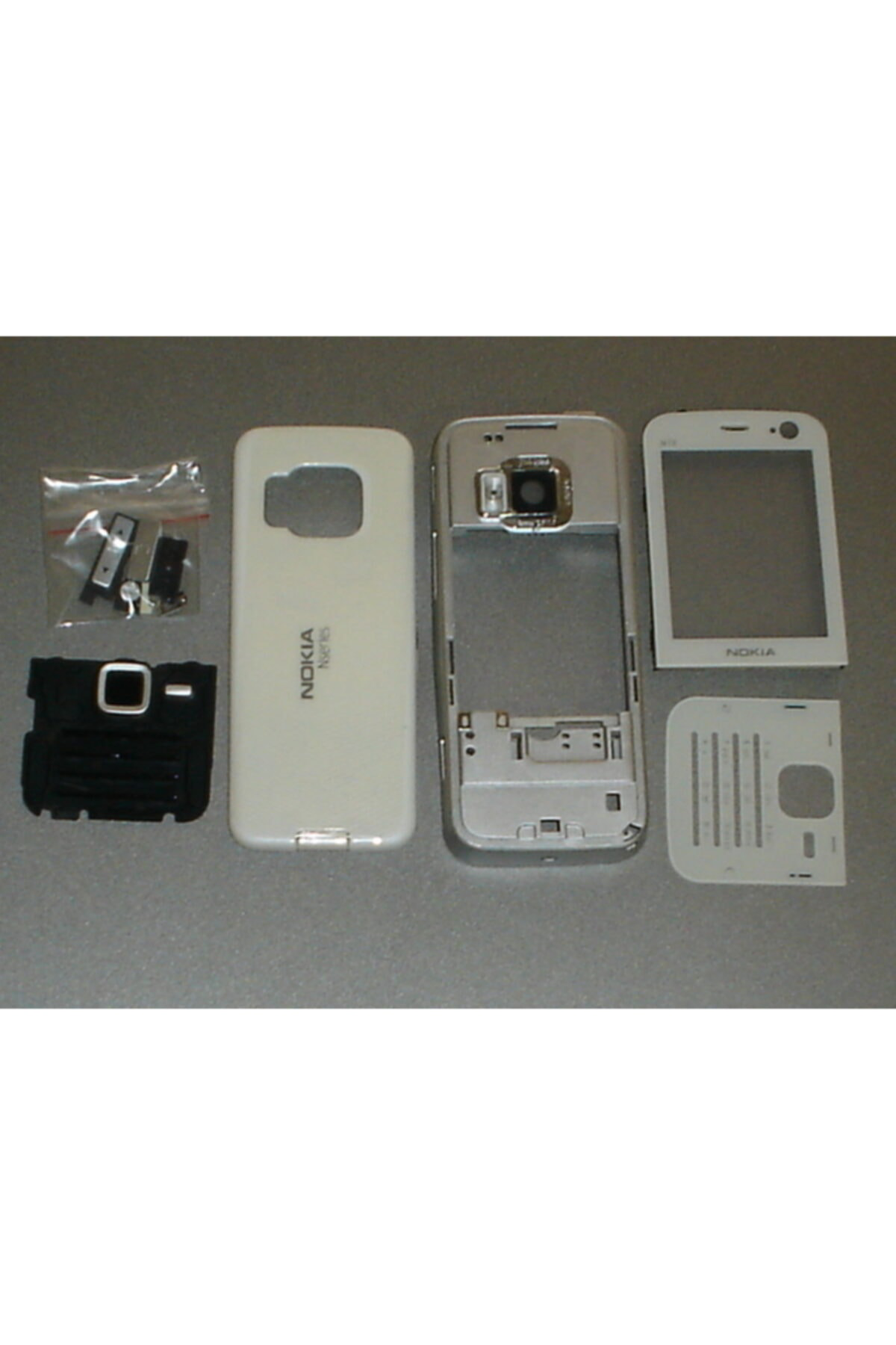 Nokia N78 Kasa Kapak Ve Tuş Takımı Beyaz Renk