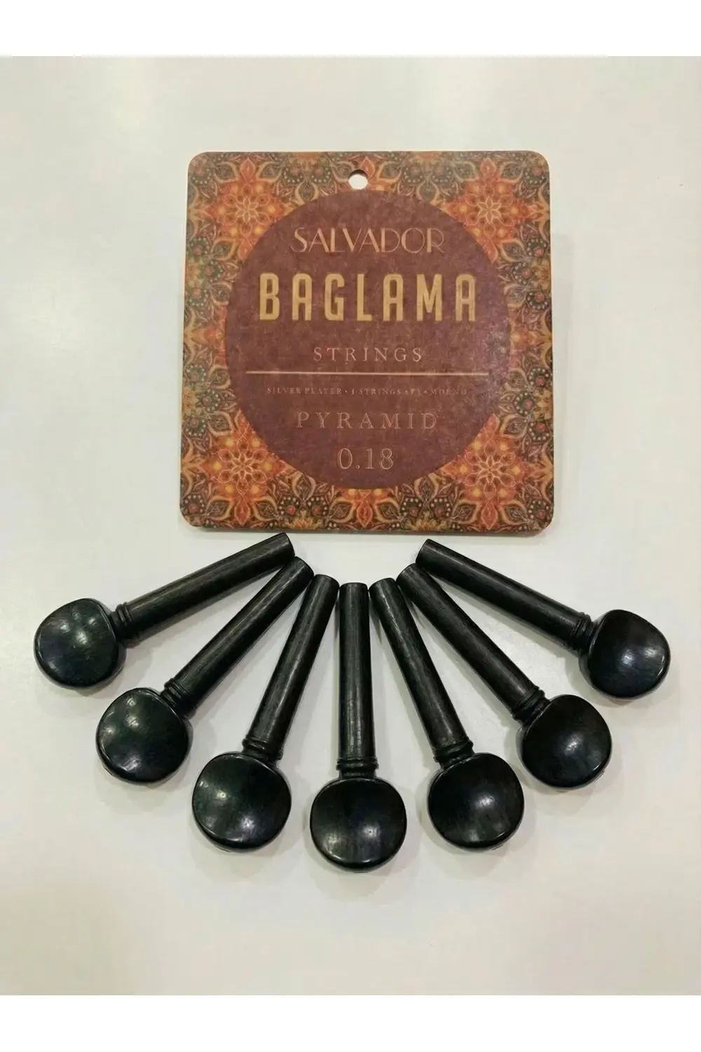 Nokta Sedefli Abanoz Bağlama Saz Burgu Takımı (7 Adet) 0.18 Bağla Nokta Sedefli Abanoz Bağlama Saz Burgu Takımı (7 Adet) 0.18 Bağla