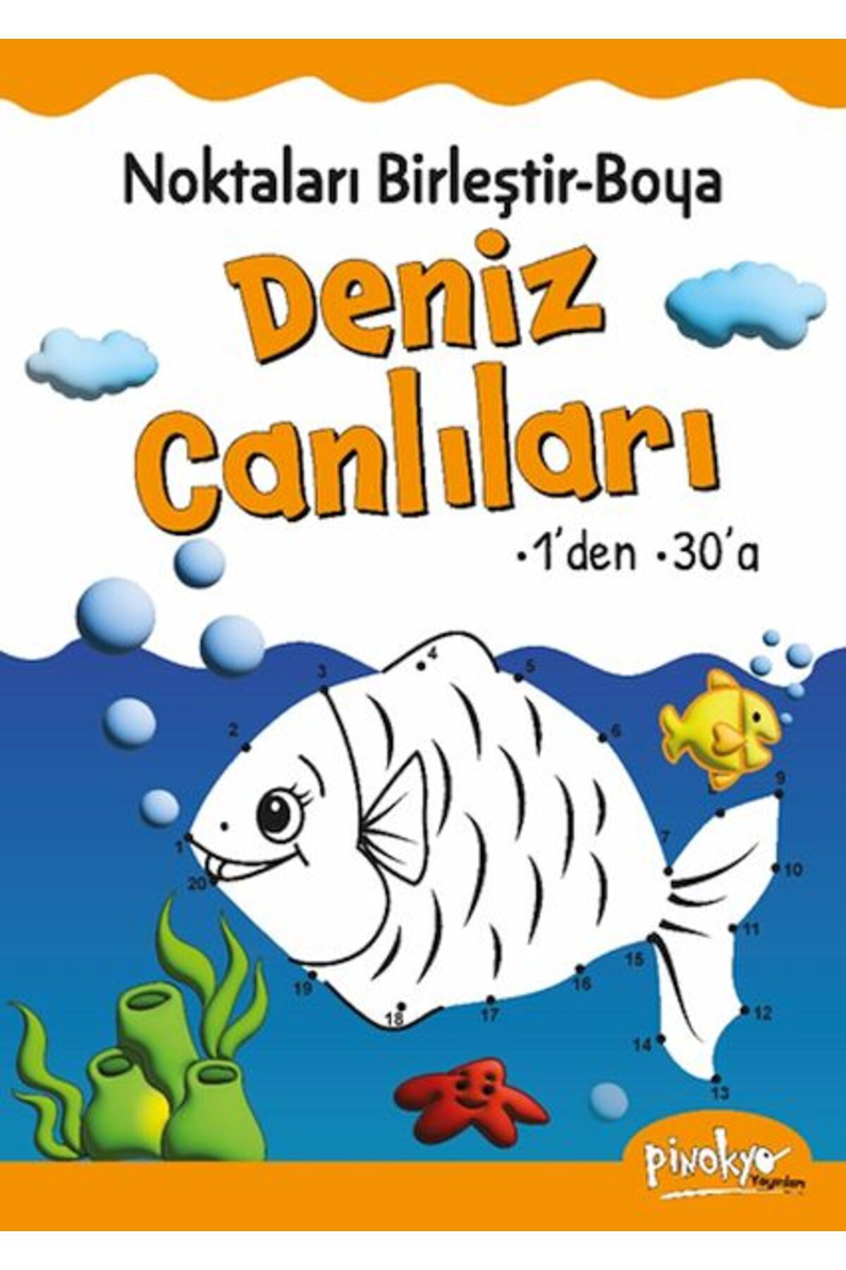 Destek Yayınları Noktaları Birleştirboya Deniz Canlıları1den 30A