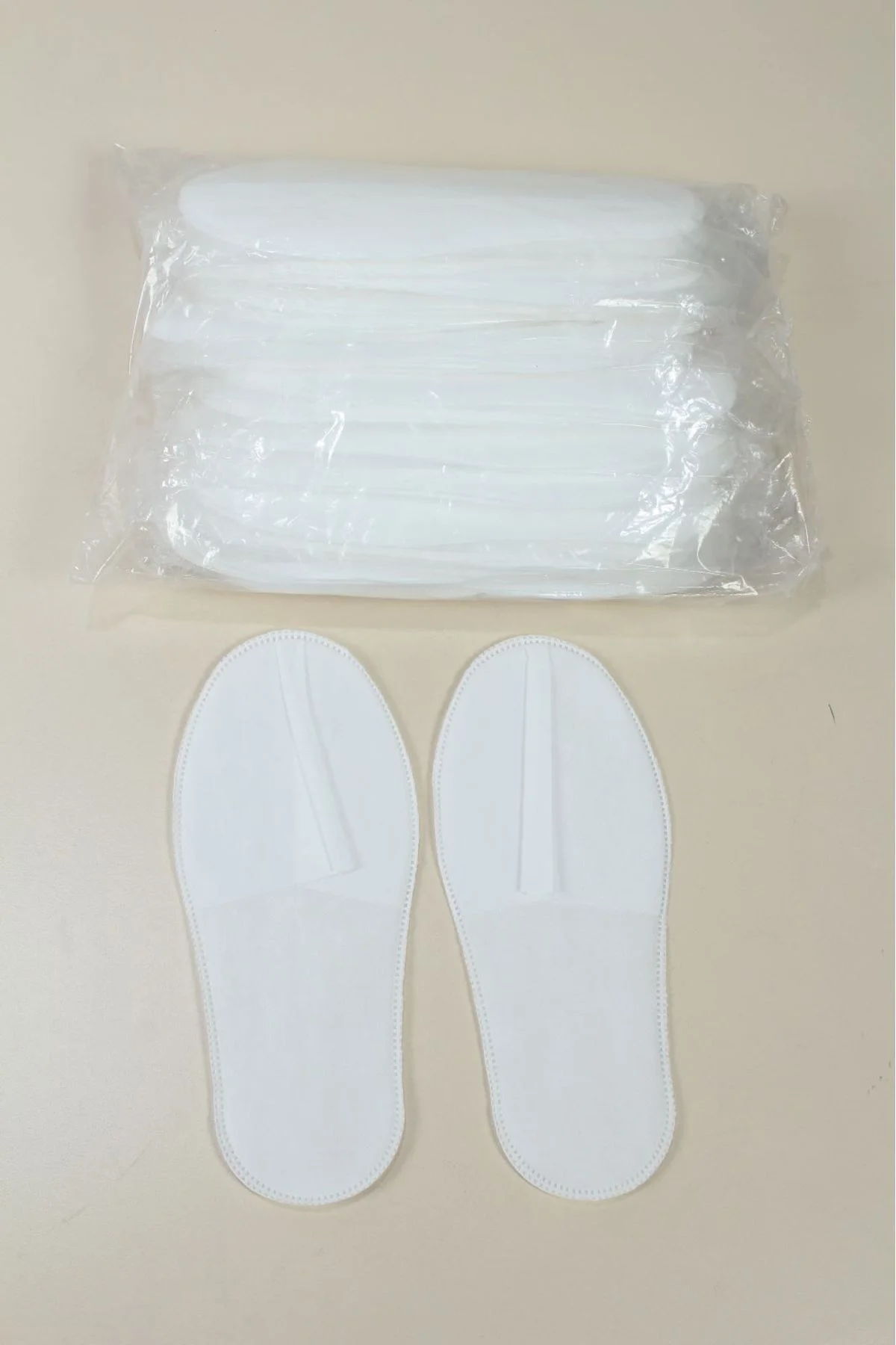 Nonwovenshoes 20 Çift Otel Terlik, Overlok Terlik, Tek Kullanımlı