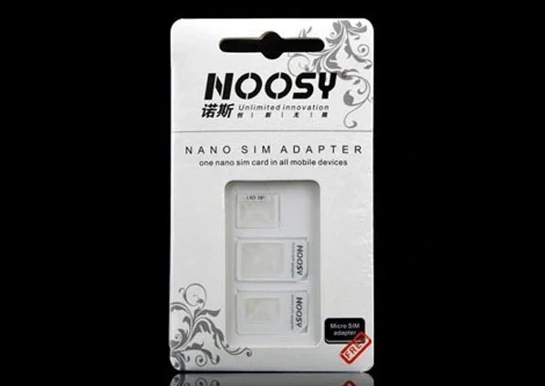 Noosy: Nano Ve Micro Sim Kart Adaptörü Noosy: Nano Ve Micro Sim Kart Adaptörü