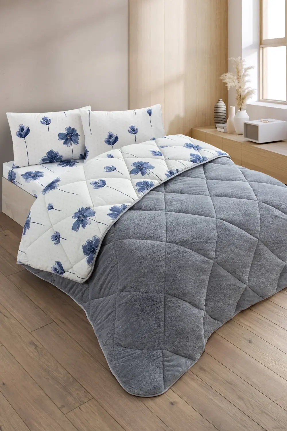 Nordelle Battal Boy Lüx Wellsoft Yorgan Çift Taraflı - 2 Adet Yas