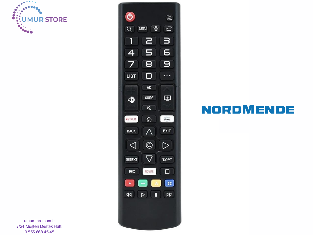Nordmende NM43400 Webos Smart Televizyon Kumandası-Mikrofonsuz Nordmende NM43400 Webos Smart Televizyon Kumandası-Mikrofonsuz