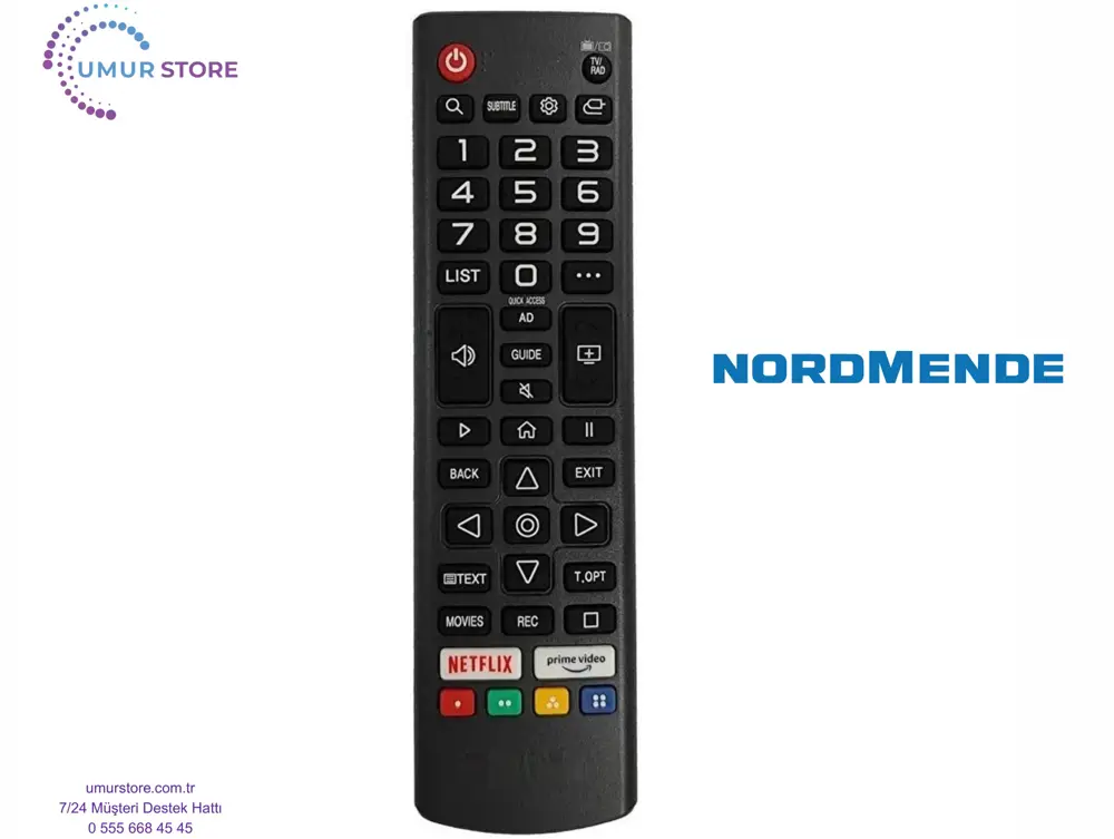 Nordmende Webos Televizyon Uyumlu Kumanda-Mikrofonsuz Nordmende Webos Televizyon Uyumlu Kumanda-Mikrofonsuz