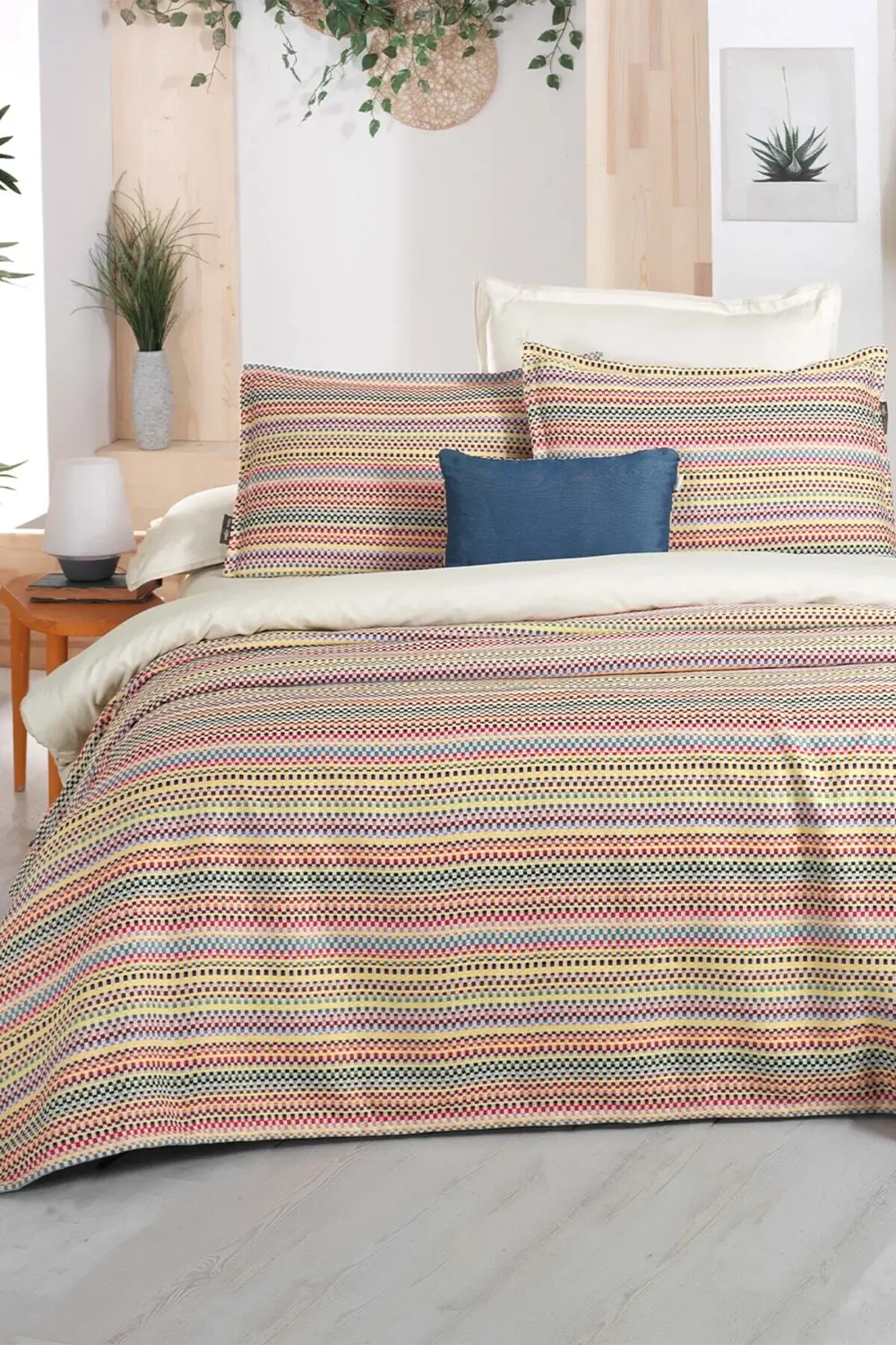 Norita Multicolour Çift Kişilik Yatak Örtüsü Seti