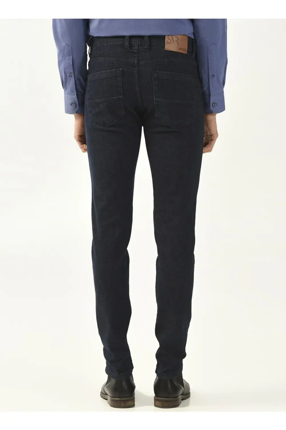 Normal Bel Normal Paça Super Slim Fit Lacivert Erkek Pantolon Pn2