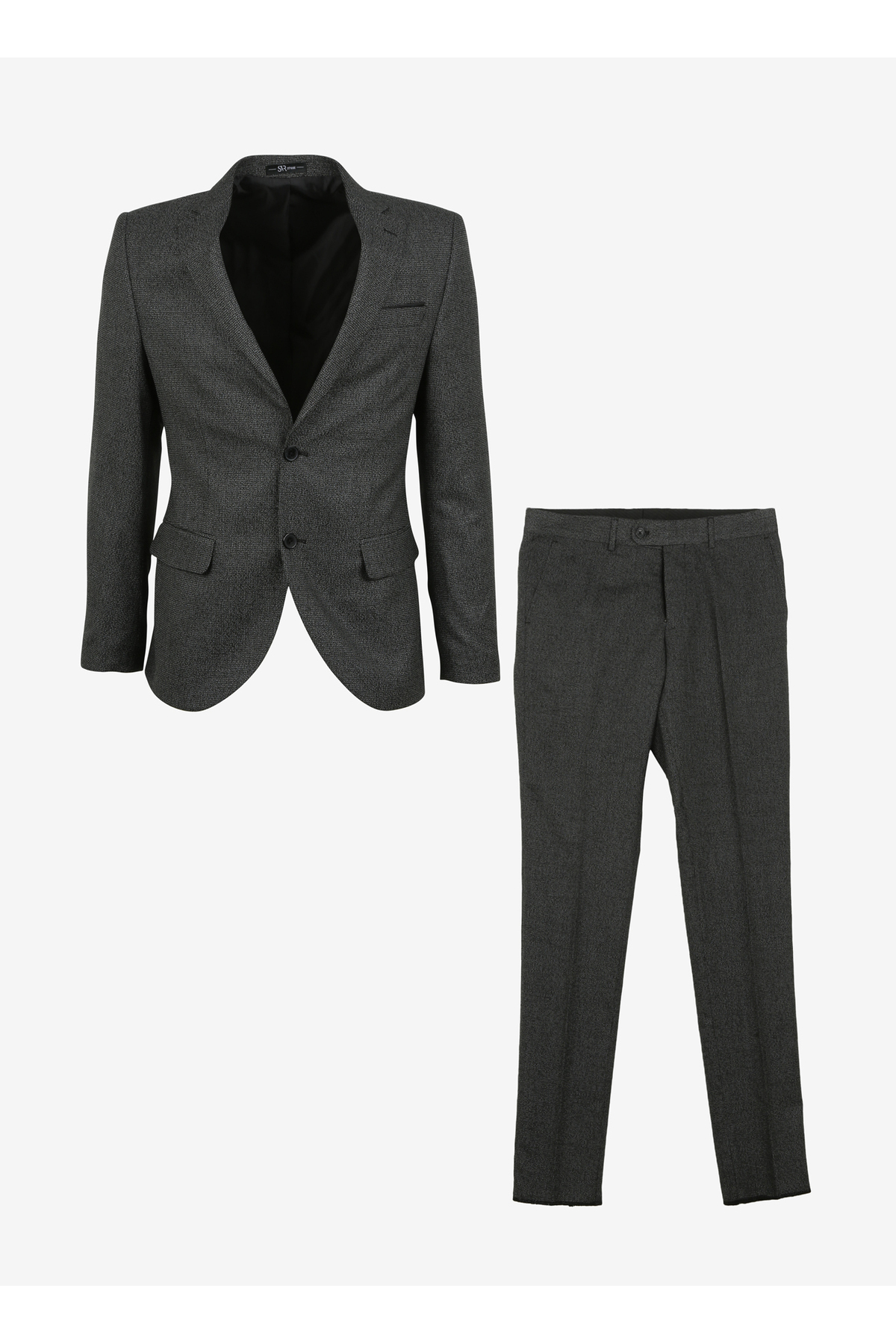 Süvari Normal Bel Slim Fit Siyah Erkek Takım Elbise Tk1006900246