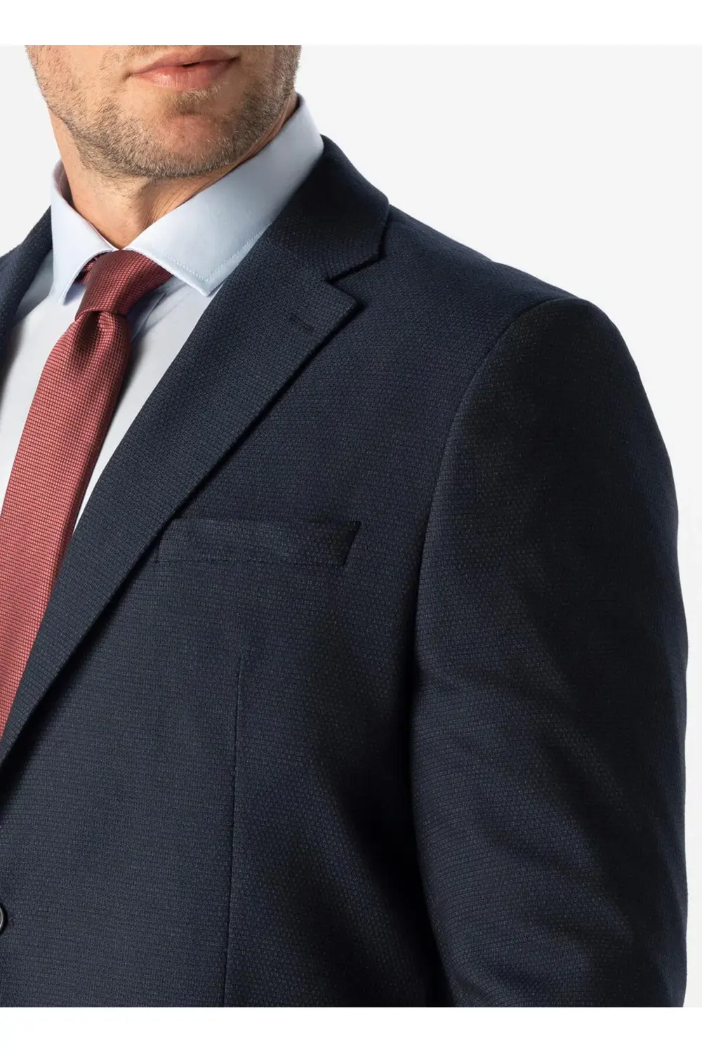 Normal Bel Slim Fit Lacivert Erkek Takım Elbise TK1006900240