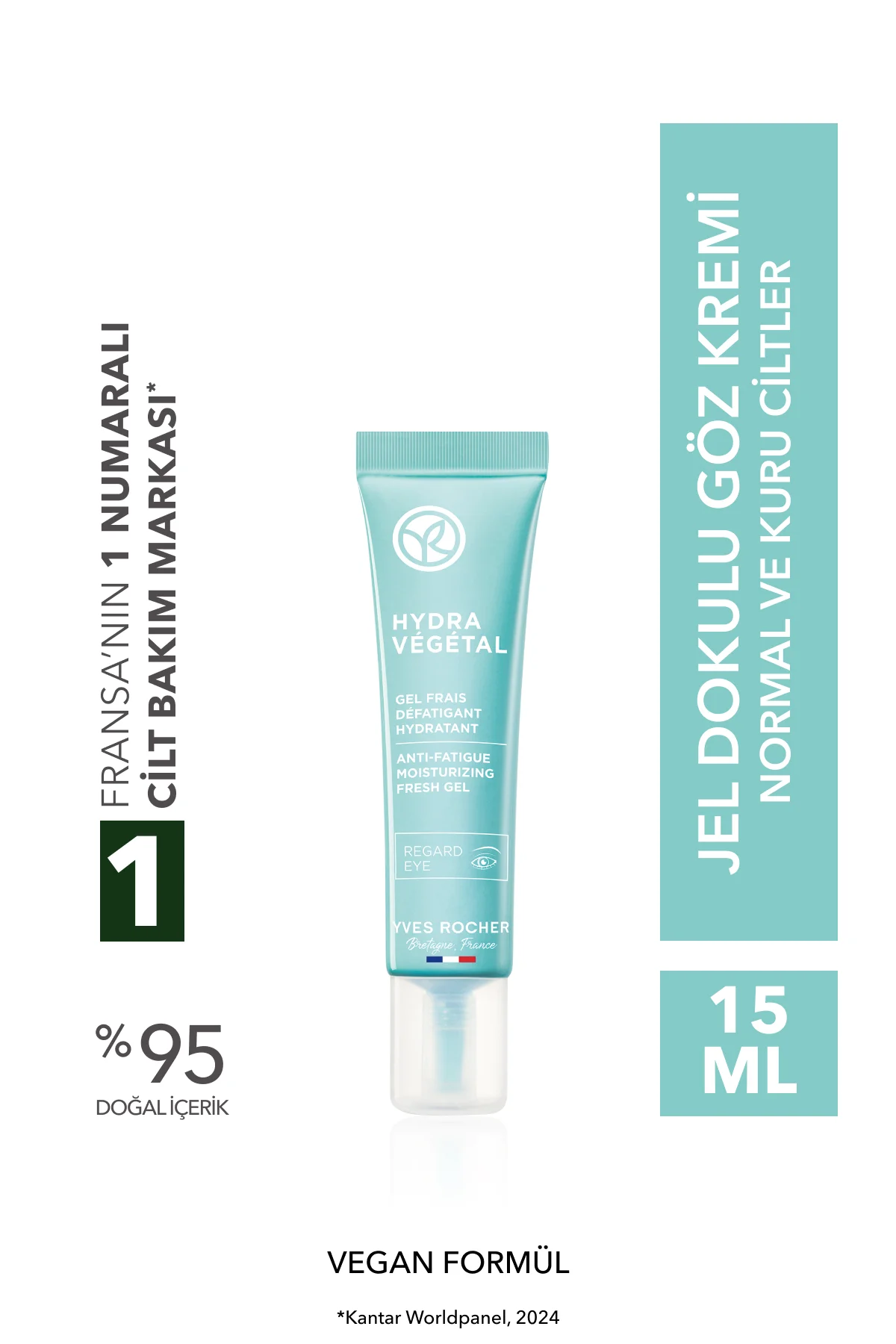 Normal-Kuru Cilt,Aloe Vera&Escin,Jel Dokulu Göz Kremi-Hydra Veget