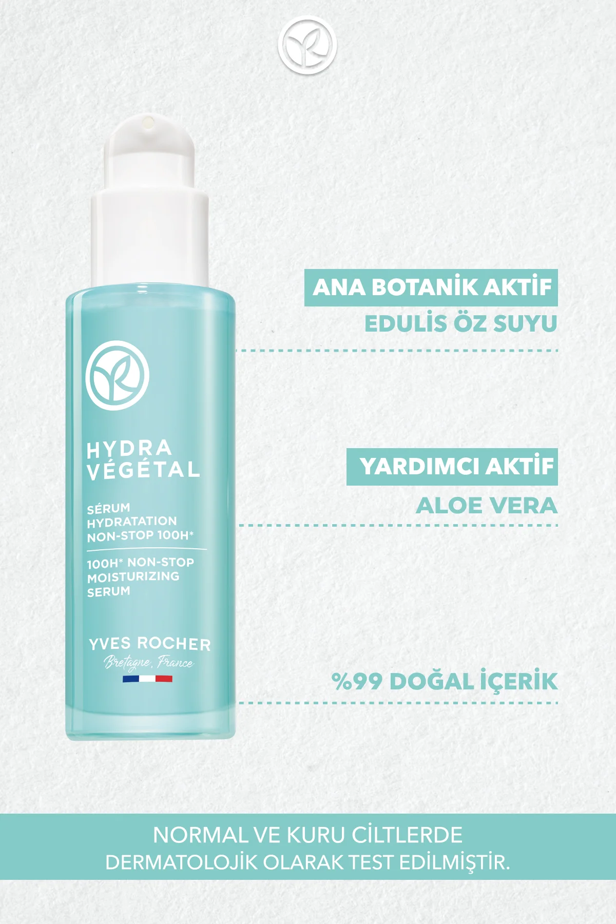 Normal-Kuru Cilt,Hyaluronik Asit&Aloe Vera Cilt Serum-Hydra Veget