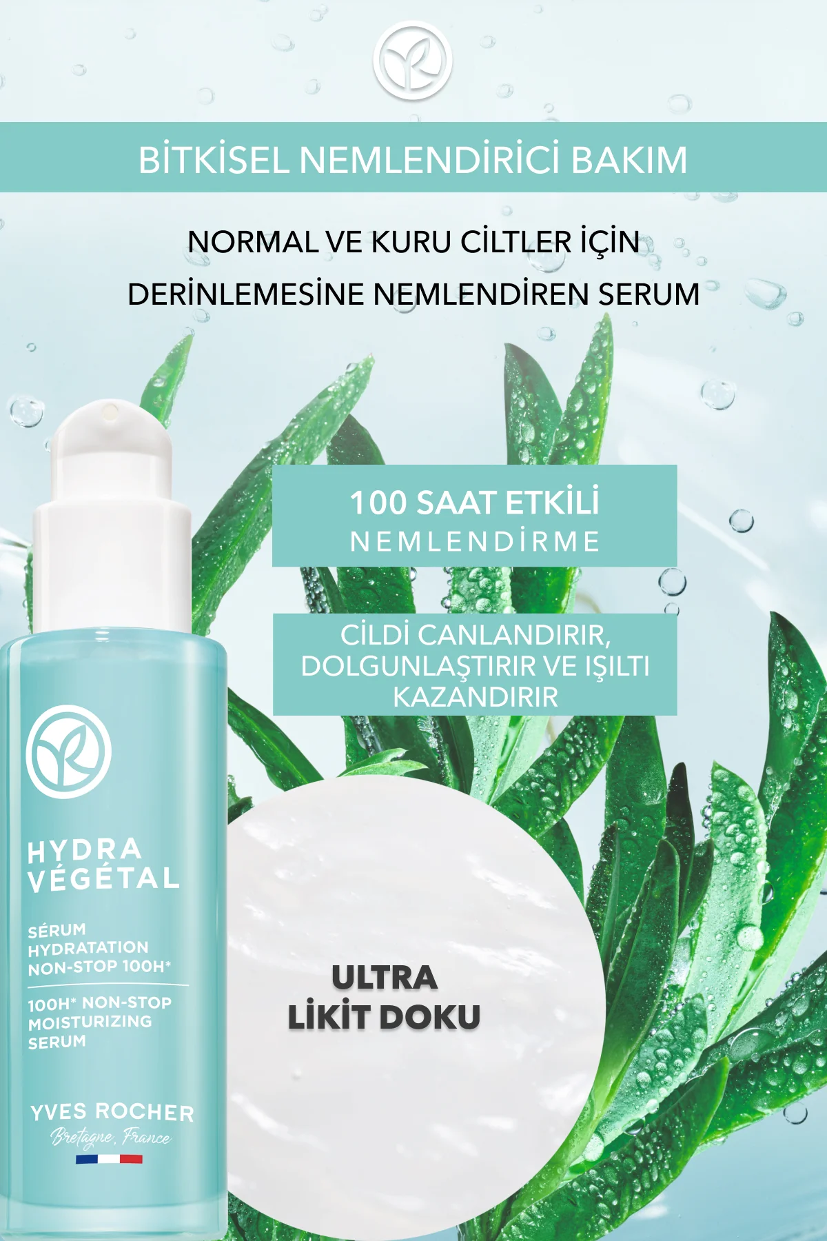 Normal-Kuru Cilt,Hyaluronik Asit&Aloe Vera Cilt Serum-Hydra Veget