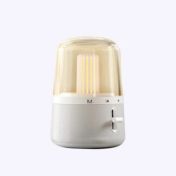 North Bluetooth Hoparlör Gece Lambası - 2x10W 360° Stereo & RGB Işık, 5.2