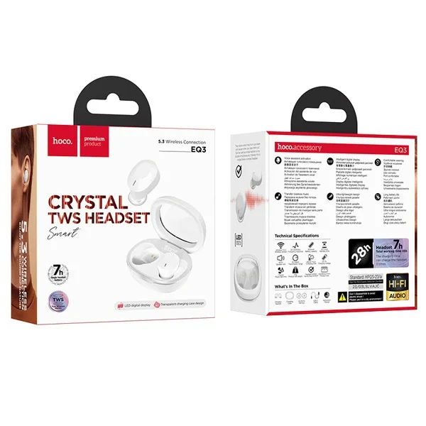 North K1 TWS Kablosuz Bluetooth 5.3 Kulakiçi Kulaklık - Ergonomik Hop Harem Göz Kapağı