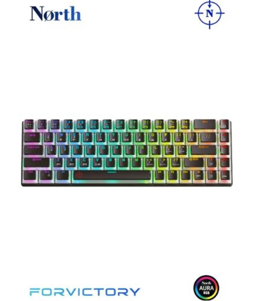 North Odin Pro WL68 LightCore Kablosuz Bluetooth RGB Red Switch T